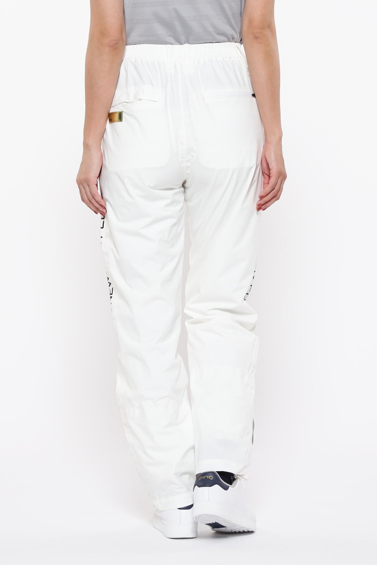 ［PING APPAREL］［撥水・防水］ダーミザクスレインウェアトップ&ボトムセット ＜GOLD＞ (LADIES)