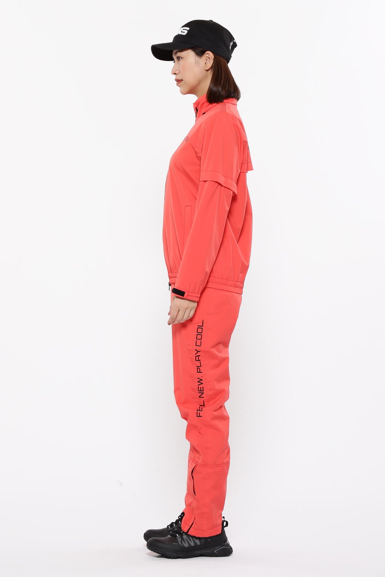 ［PING APPAREL］［撥水・防水］ダーミザクスレインウェアトップ&ボトムセット ＜GOLD＞ (LADIES)