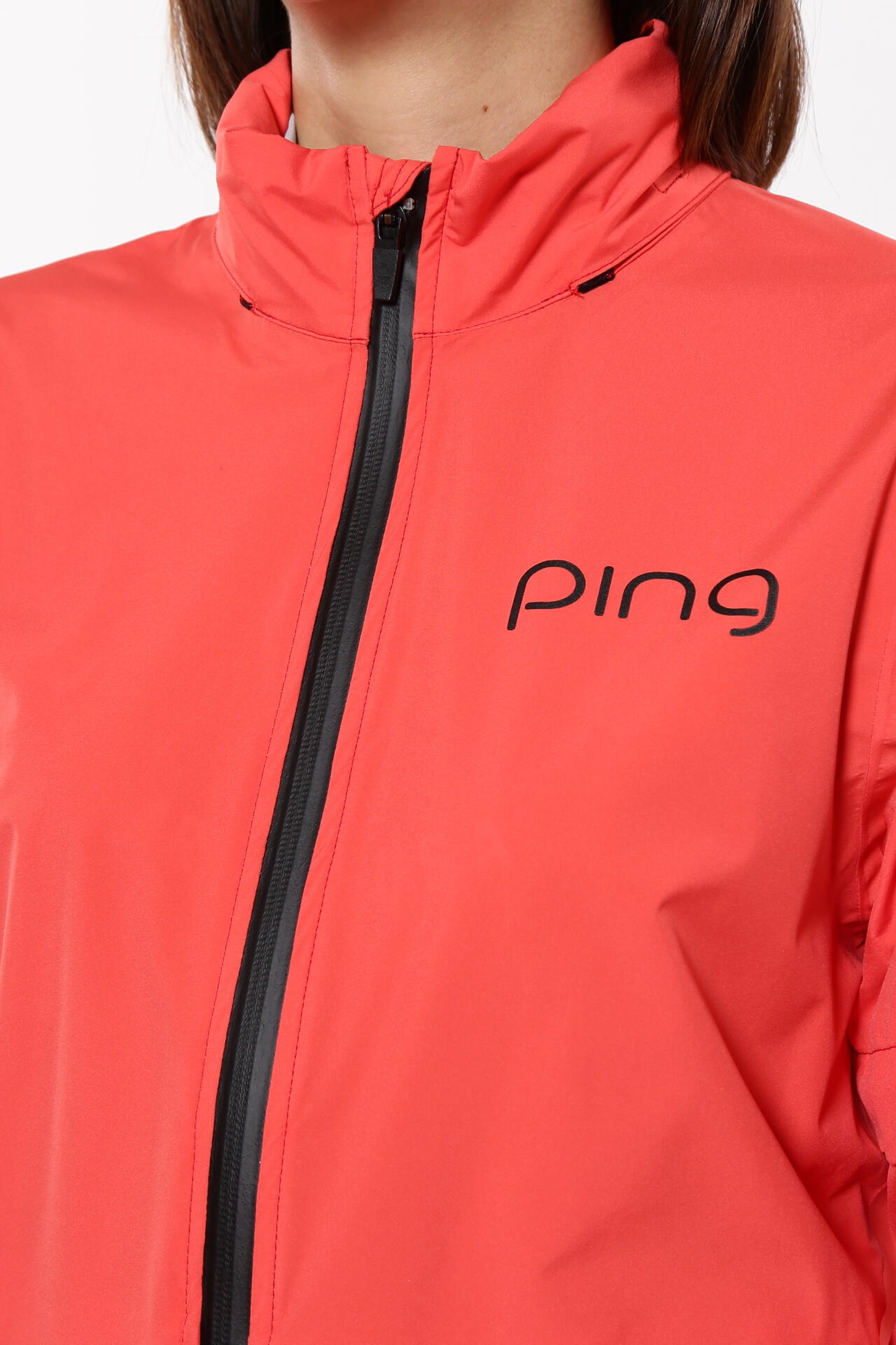 ［PING APPAREL］［撥水・防水］ダーミザクスレインウェアトップ&ボトムセット ＜GOLD＞ (LADIES)