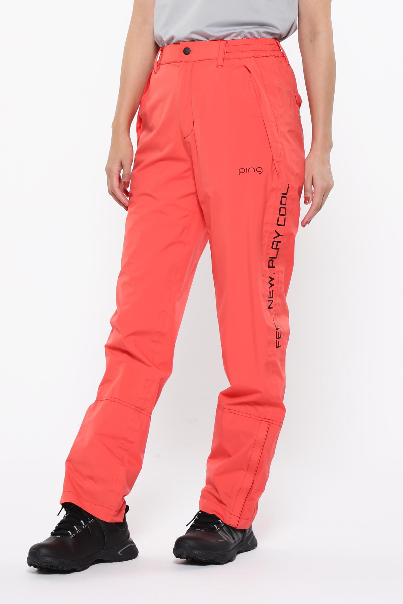 ［PING APPAREL］［撥水・防水］ダーミザクスレインウェアトップ&ボトムセット ＜GOLD＞ (LADIES)