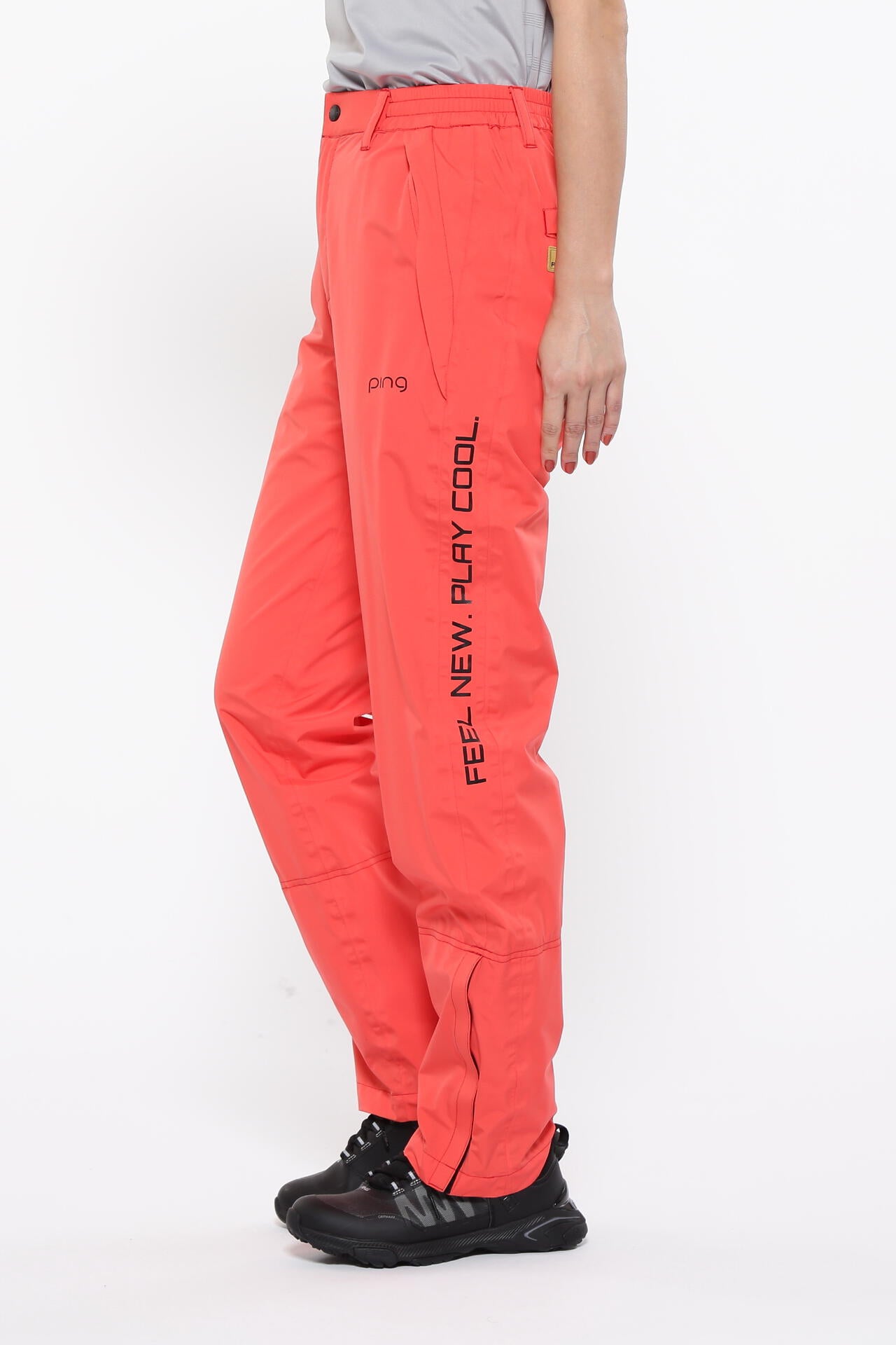 ［PING APPAREL］［撥水・防水］ダーミザクスレインウェアトップ&ボトムセット ＜GOLD＞ (LADIES)