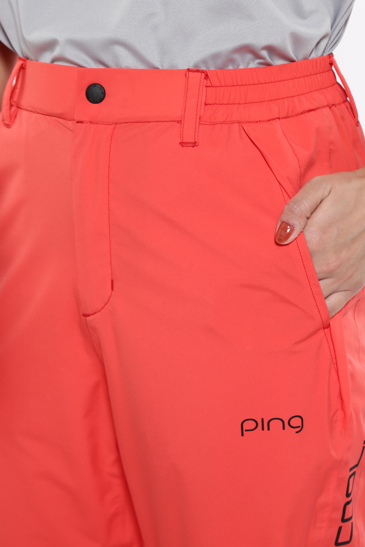 ［PING APPAREL］［撥水・防水］ダーミザクスレインウェアトップ&ボトムセット ＜GOLD＞ (LADIES)