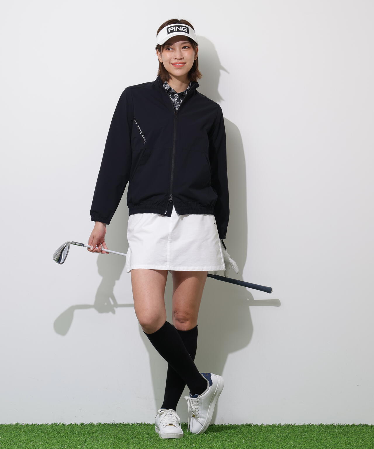 【PING APPAREL】テラエステルストレッチ2WAY撥水ブルゾン ＜PERFORMANCE＞ (LADIES)