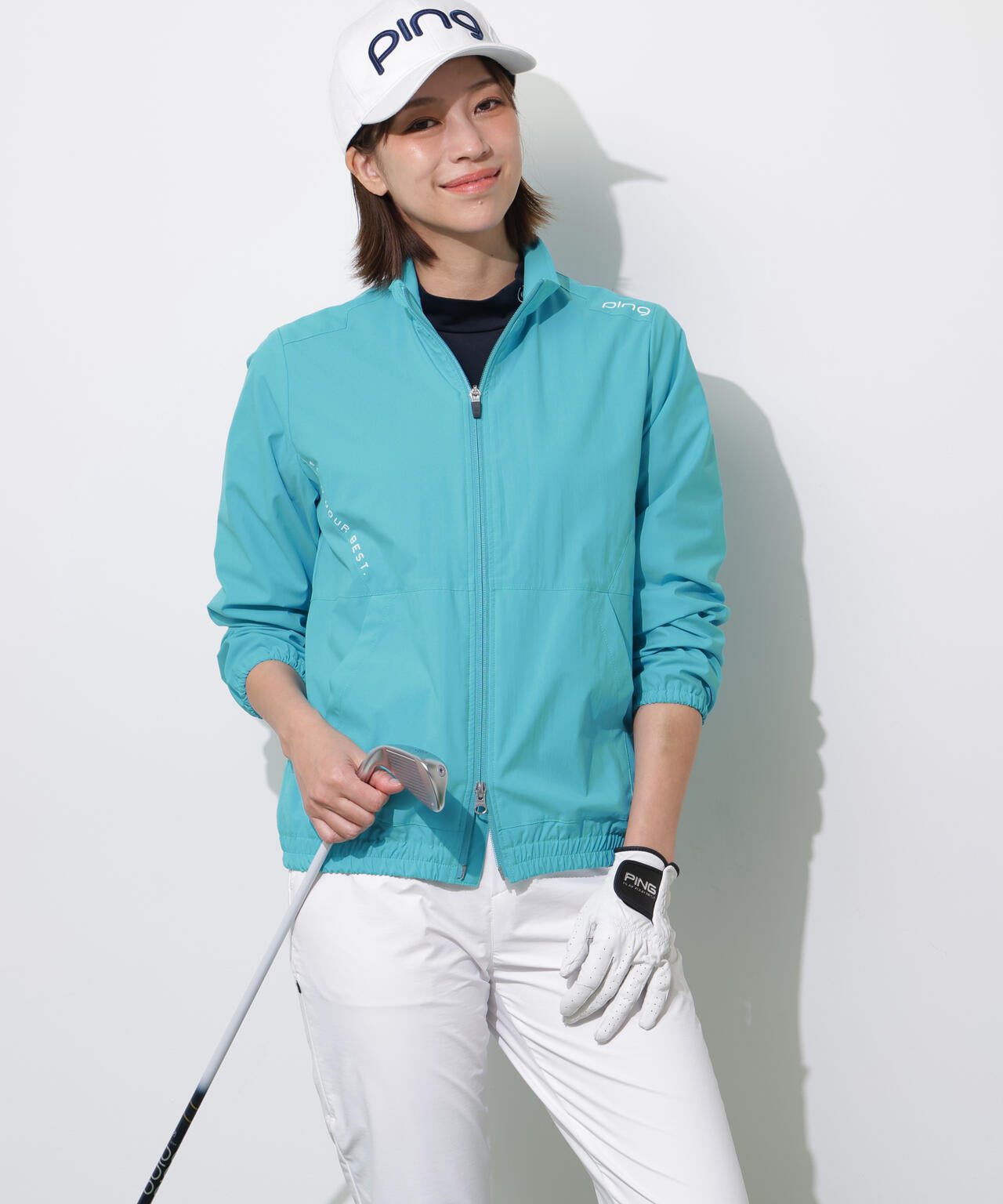 【PING APPAREL】テラエステルストレッチ2WAY撥水ブルゾン ＜PERFORMANCE＞ (LADIES)