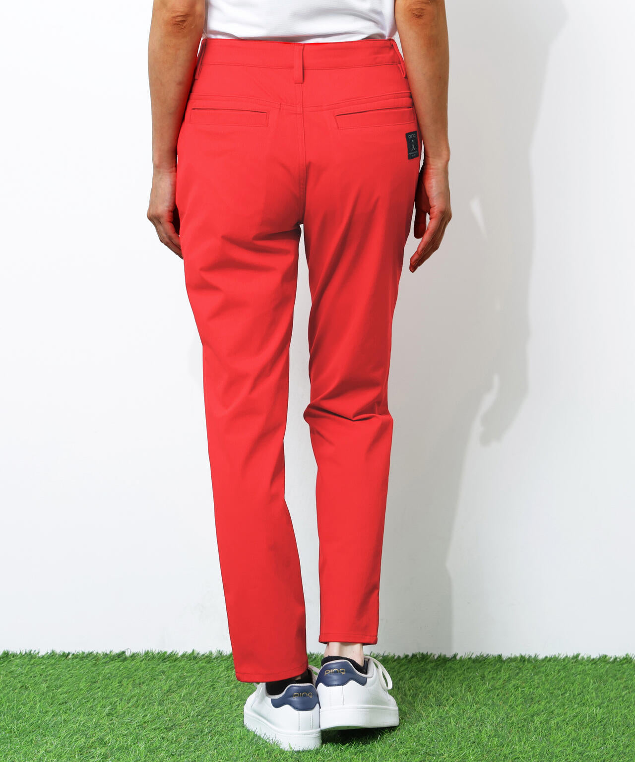【PING APPAREL】全方向ストレッチニットツイル フィット&ストレッチテーパードパンツ ＜NATIVE＞ (LADIES)