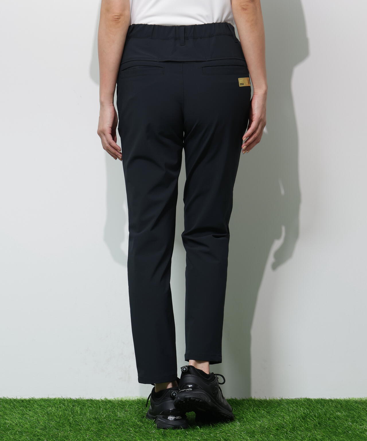 【PING APPAREL】全方向ストレッチドライタッチリップストップパンツ ＜GOLD＞ (LADIES)