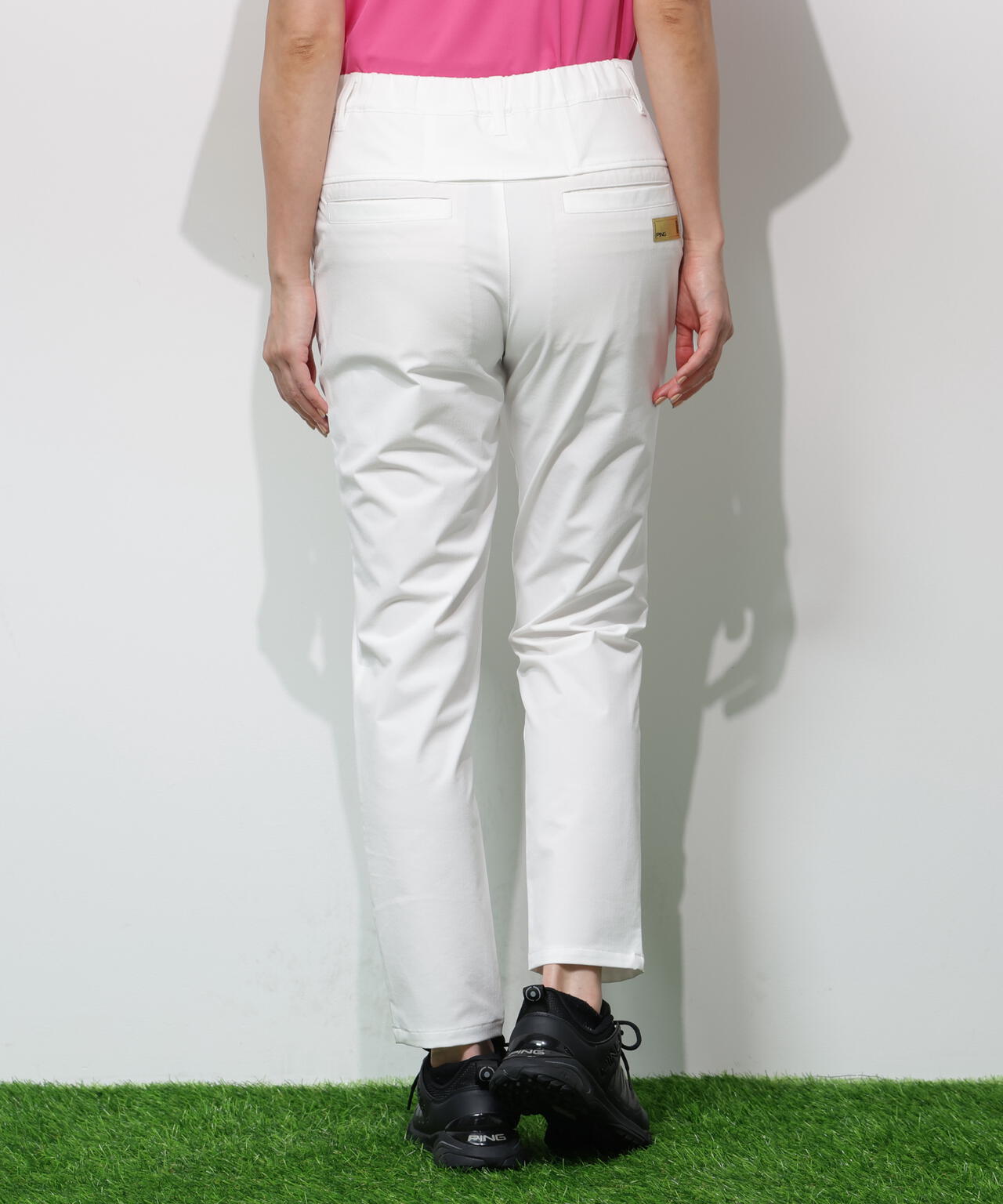 【PING APPAREL】全方向ストレッチドライタッチリップストップパンツ ＜GOLD＞ (LADIES)