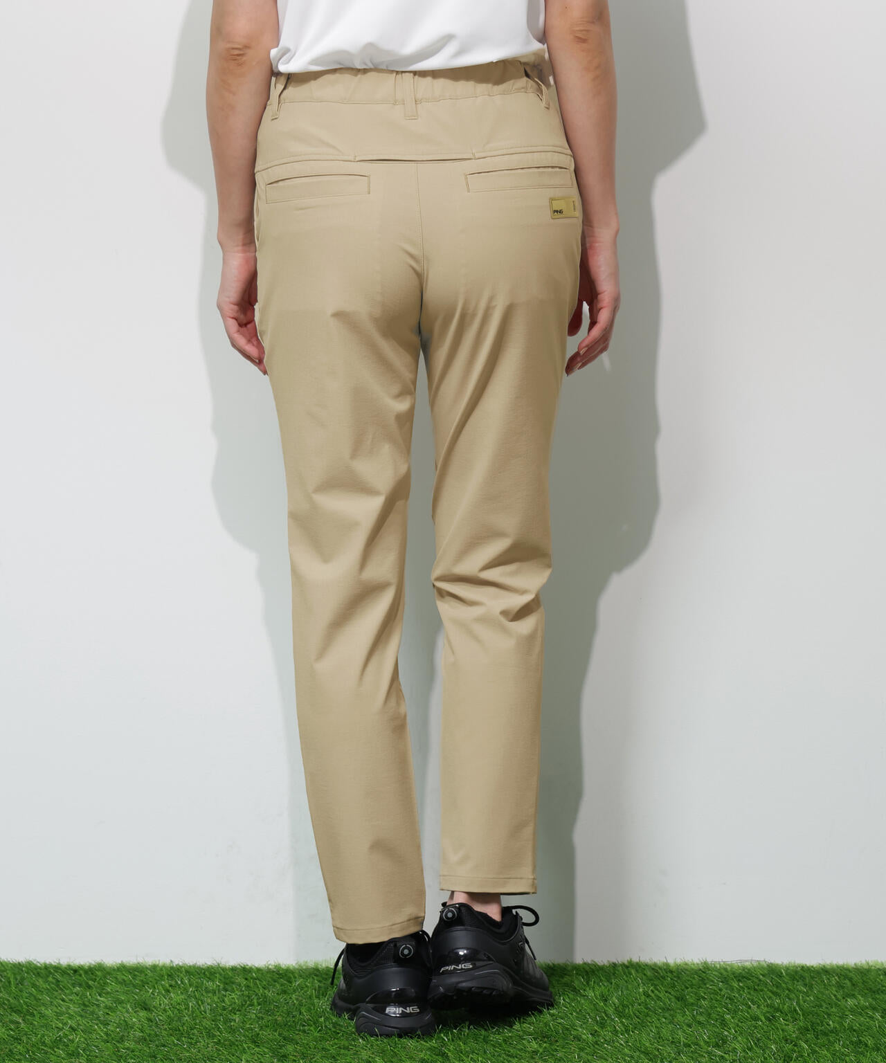 【PING APPAREL】全方向ストレッチドライタッチリップストップパンツ ＜GOLD＞ (LADIES)
