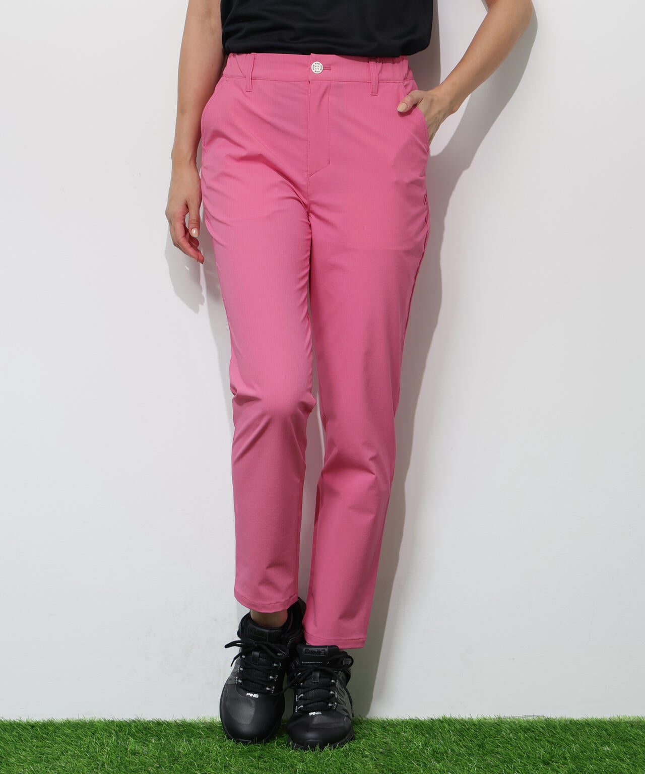 【PING APPAREL】全方向ストレッチドライタッチリップストップパンツ ＜GOLD＞ (LADIES)