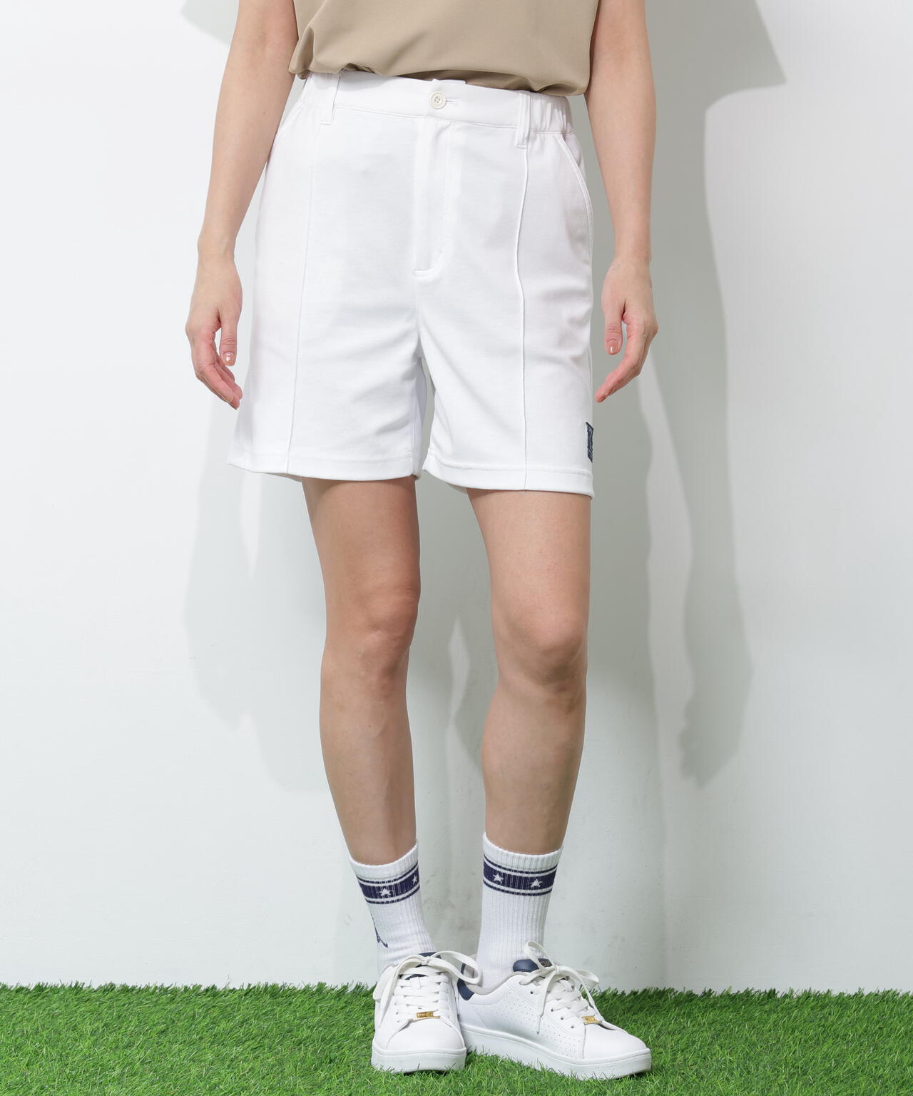 【PING APPAREL】全方向ストレッチダブルフェイスドライミックスアイストーンショートパンツ ＜NATIVE＞ (LADIES)