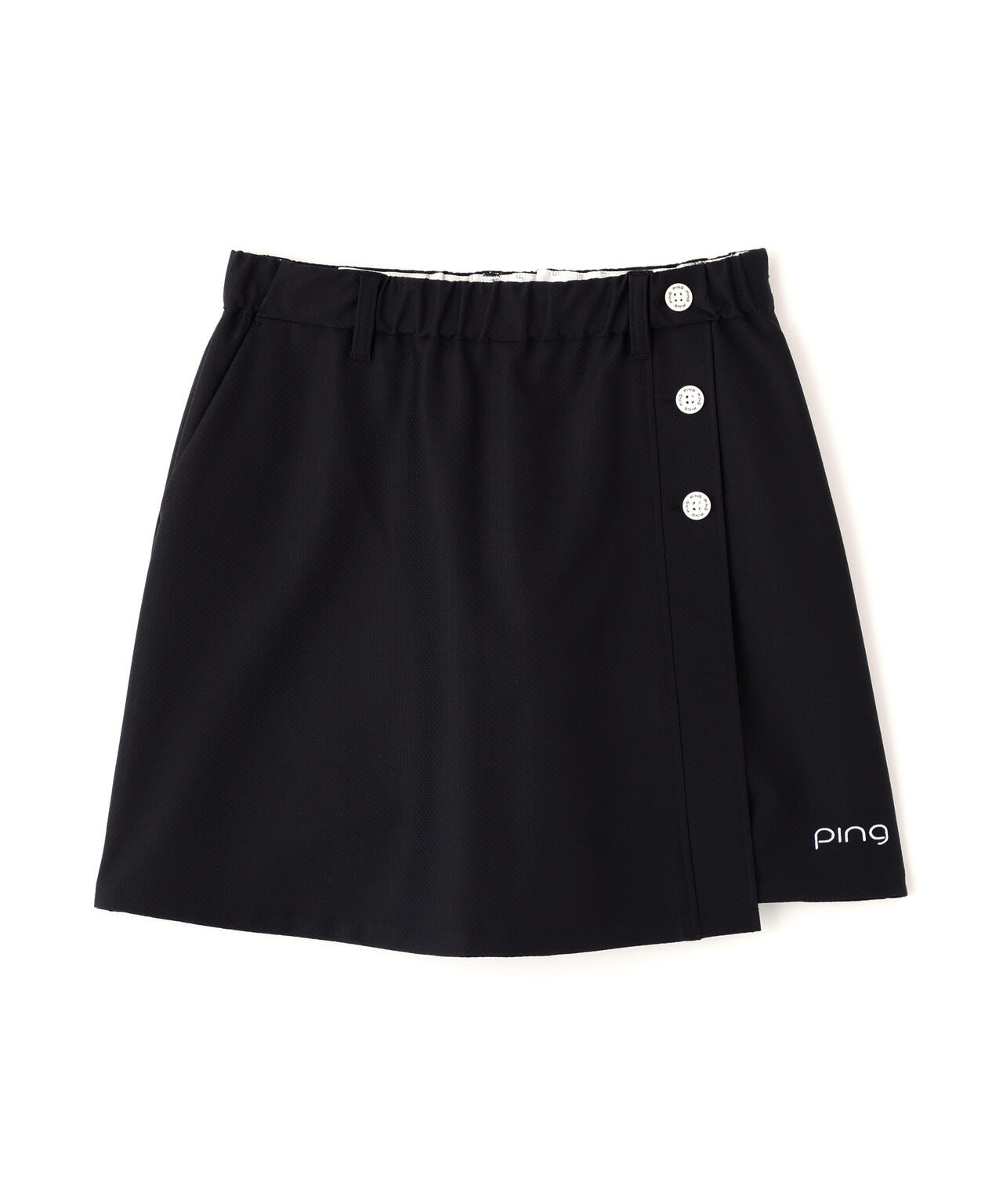 【PING APPAREL】【UVカット・透け防止・ストレッチ】ドビーショートパンツ ＜GOLD＞ (LADIES)