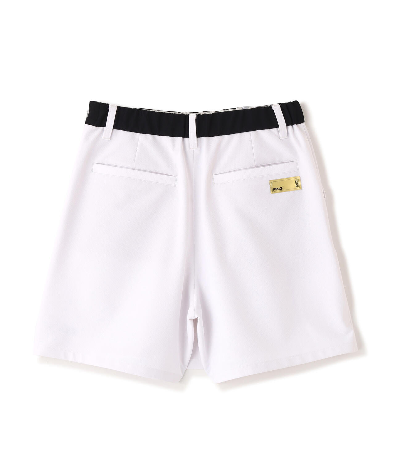 【PING APPAREL】【UVカット・透け防止・ストレッチ】ドビーショートパンツ ＜GOLD＞ (LADIES)