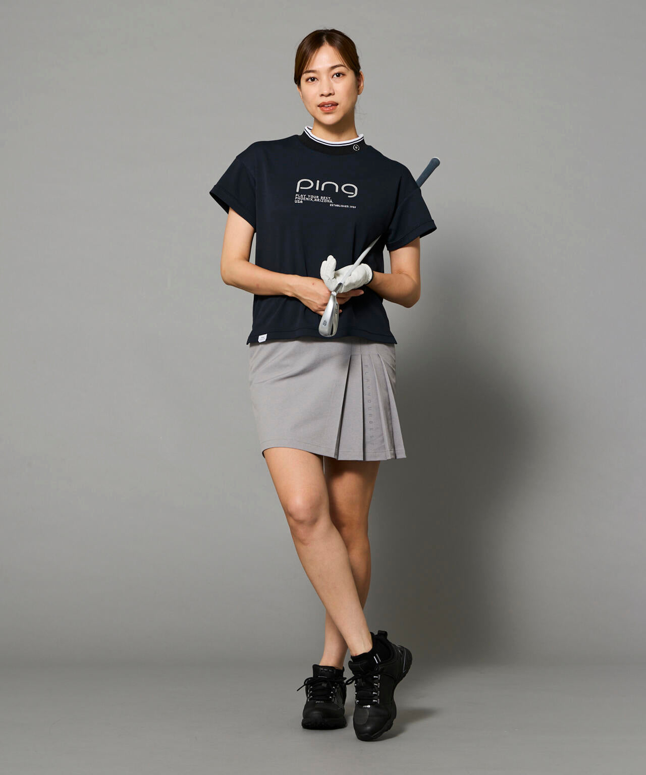 【PING APPAREL】全方向ストレッチドビーサイドプリーツスカート ＜PERFORMANCE＞ (LADIES)