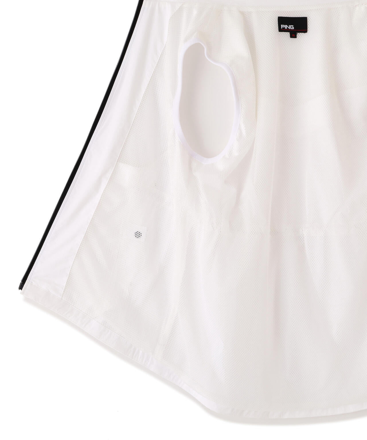 ［PING APPAREL］［UVカット・撥水］リップストップ高機能フルジップベスト ＜GOLD＞ (LADIES)
