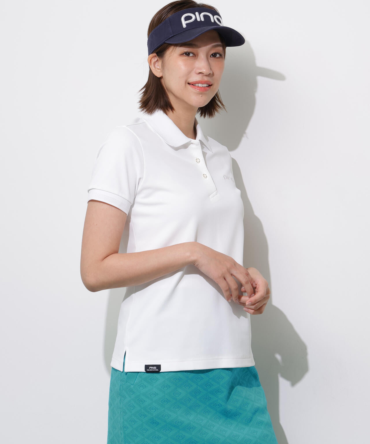 【PING APPAREL】レイブロック半袖ポロシャツ ＜PERFORMANCE＞ (LADIES)