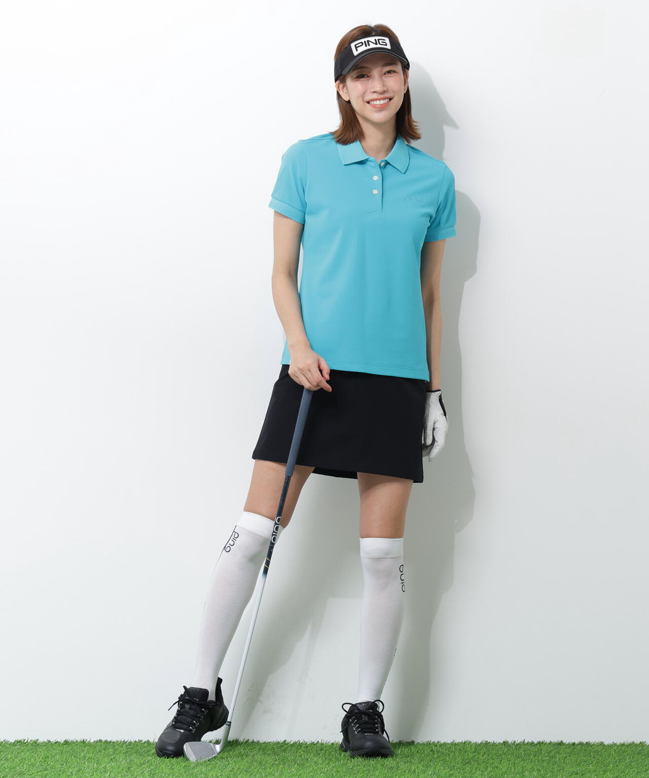 【PING APPAREL】レイブロック半袖ポロシャツ ＜PERFORMANCE＞ (LADIES)