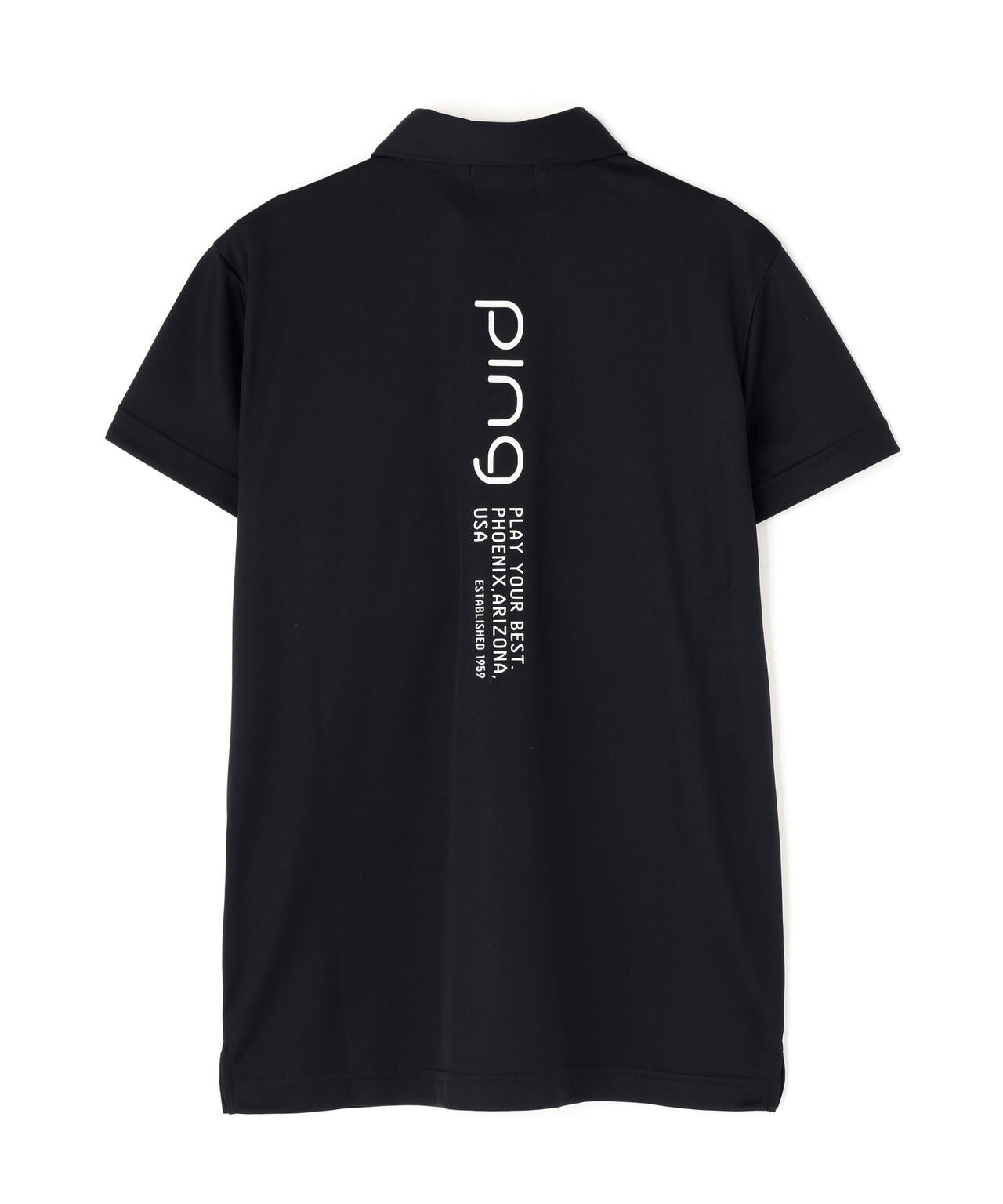 【PING APPAREL】サンベール×クールフローロゴリブ半袖ポロシャツ ＜PERFORMANCE＞ (LADIES)