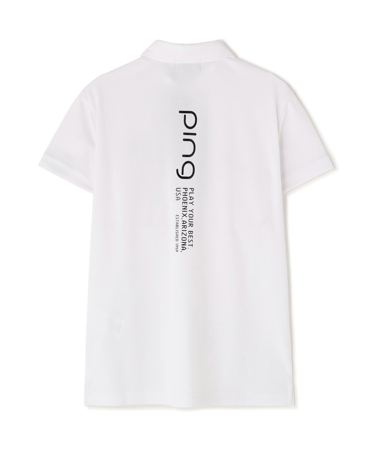 【PING APPAREL】サンベール×クールフローロゴリブ半袖ポロシャツ ＜PERFORMANCE＞ (LADIES)