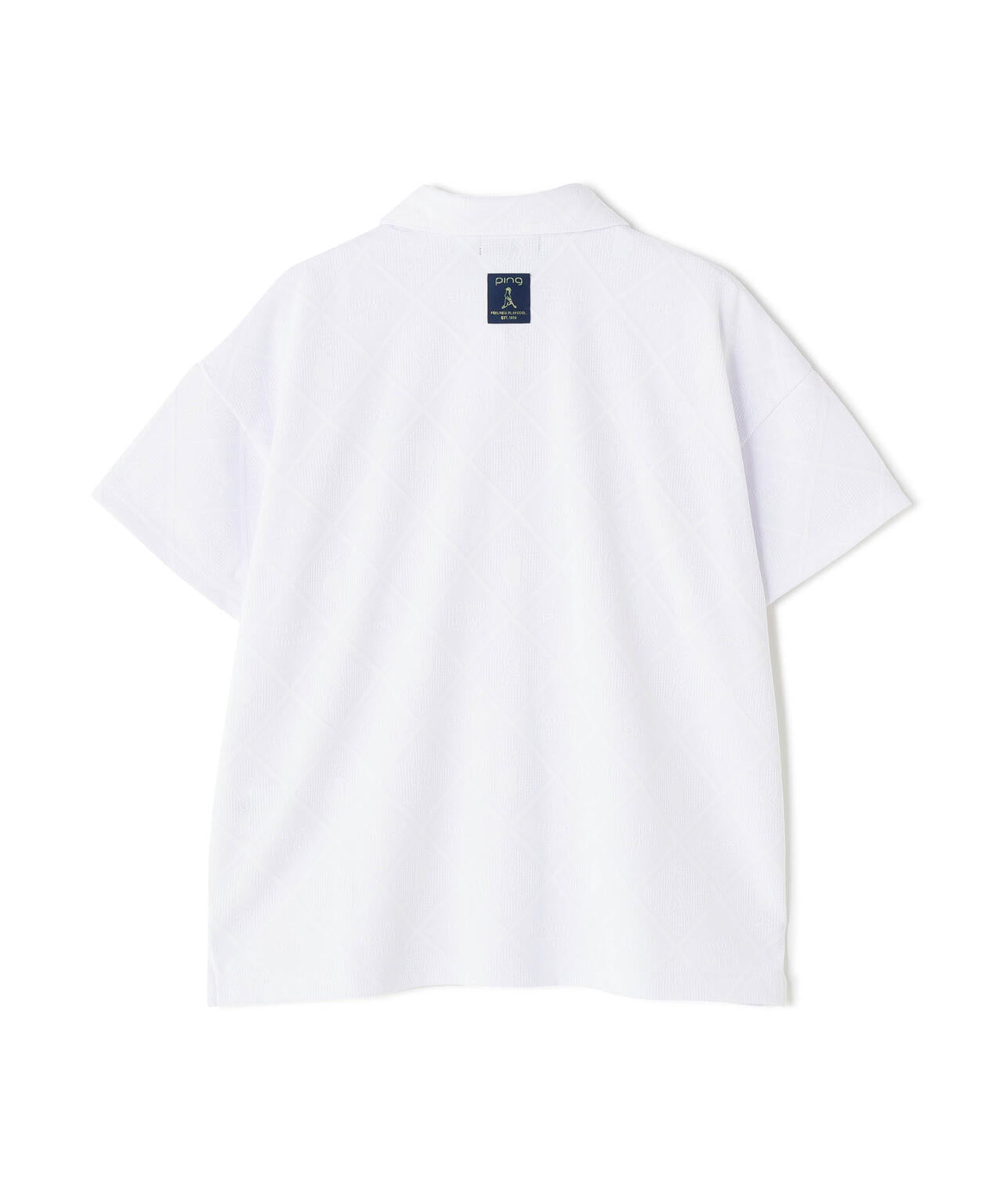【PING APPAREL】全方向ストレッチMr.PINGジャガード半袖リラックスポロシャツ ＜NATIVE＞ (LADIES)