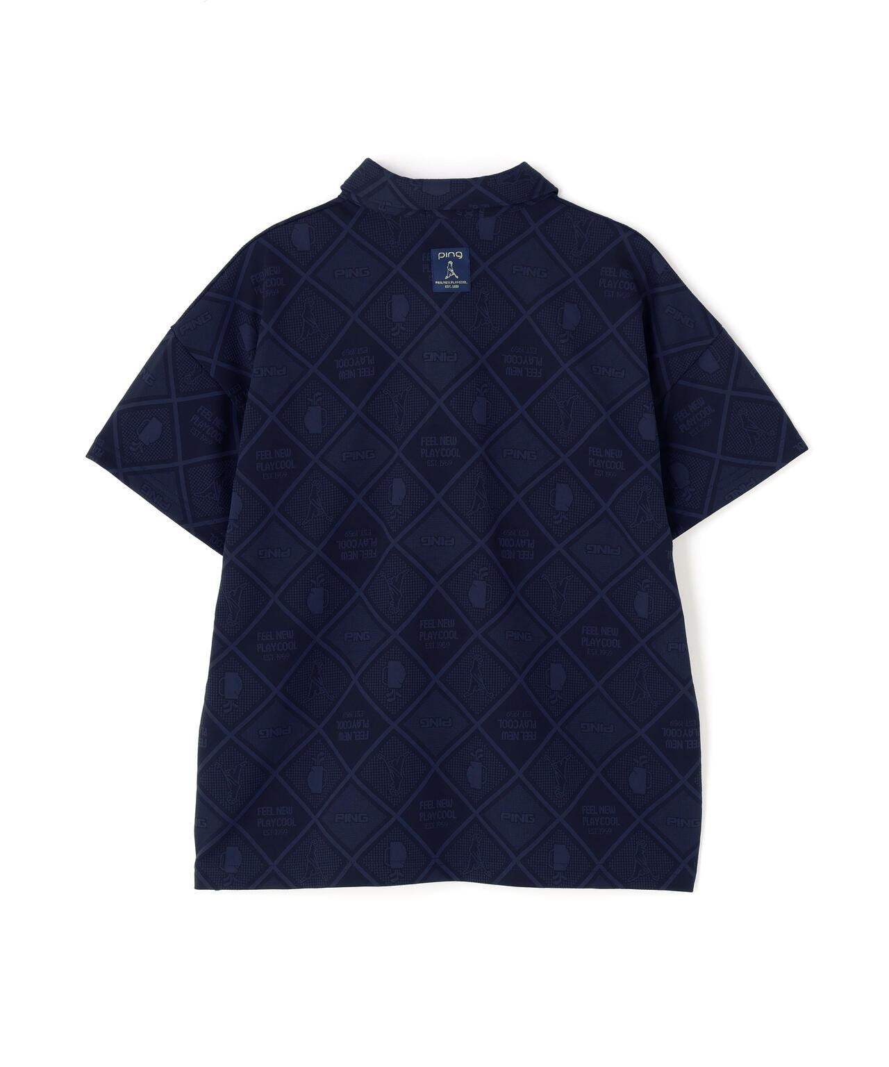 【PING APPAREL】全方向ストレッチMr.PINGジャガード半袖リラックスポロシャツ ＜NATIVE＞ (LADIES)
