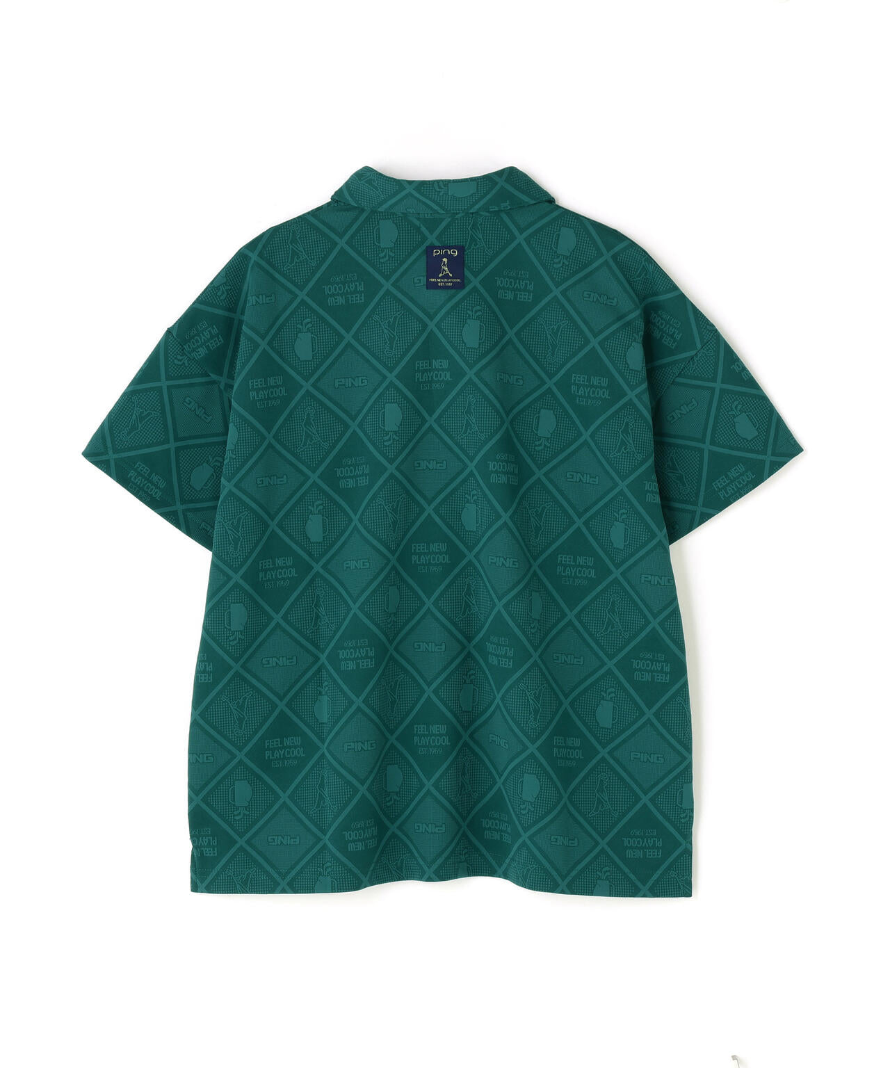 【PING APPAREL】全方向ストレッチMr.PINGジャガード半袖リラックスポロシャツ ＜NATIVE＞ (LADIES)