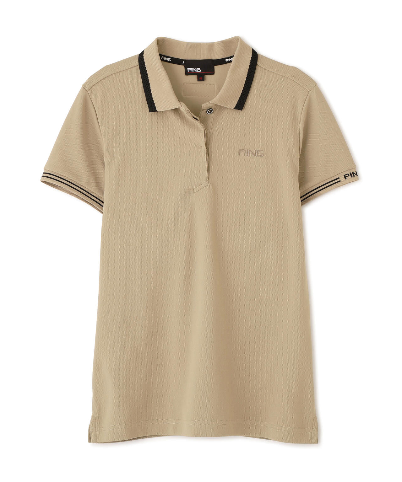 【PING APPAREL】【接触冷感・UVカット】スーパーシェルター06半袖ポロシャツ ＜GOLD＞ (LADIES)