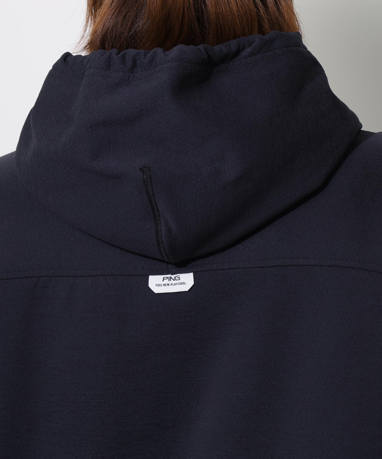 【PING APPAREL】全方向ストレッチ接結裏メッシュ切替ロゴテープスウェットフーディ ＜PERFORMANCE＞ (LADIES)