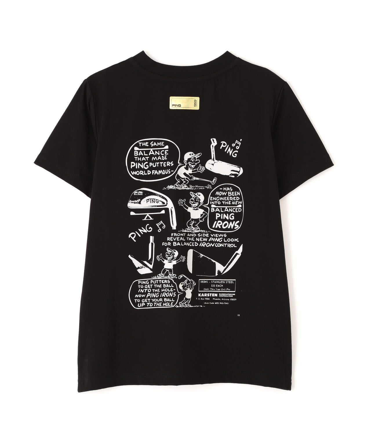 【PING APPAREL】PEカノコTシャツ ＜GOLD＞ (LADIES)