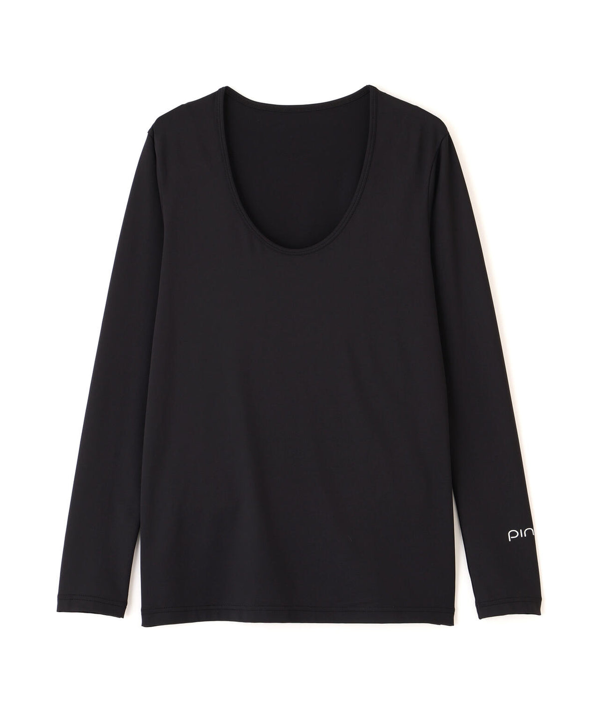 【PING APPAREL】UVカットUネック長袖インナーシャツ ＜GOLD＞ (LADIES)