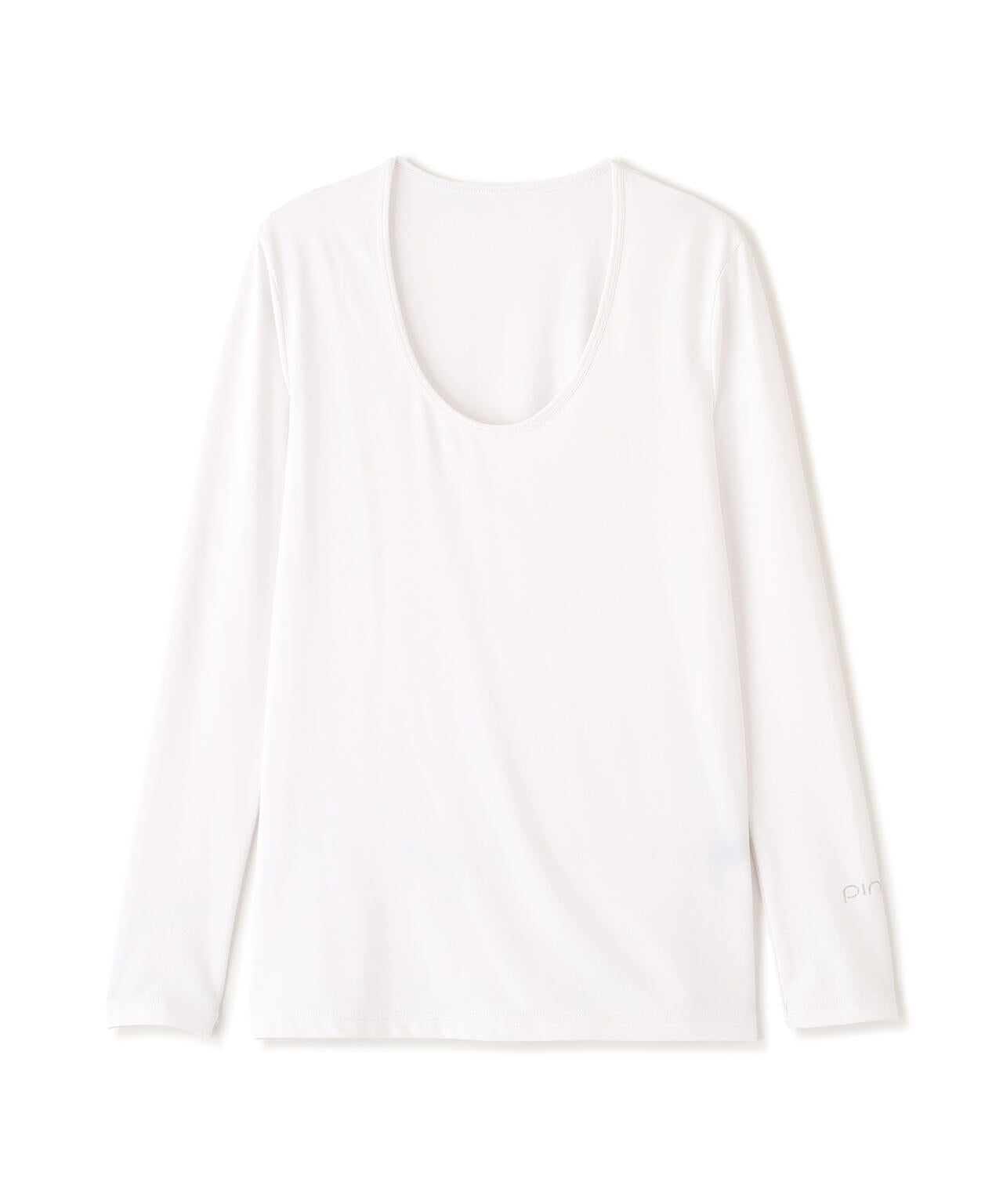 【PING APPAREL】【UVカット・接触冷感】Uネック長袖インナーシャツ ＜GOLD＞ (LADIES)