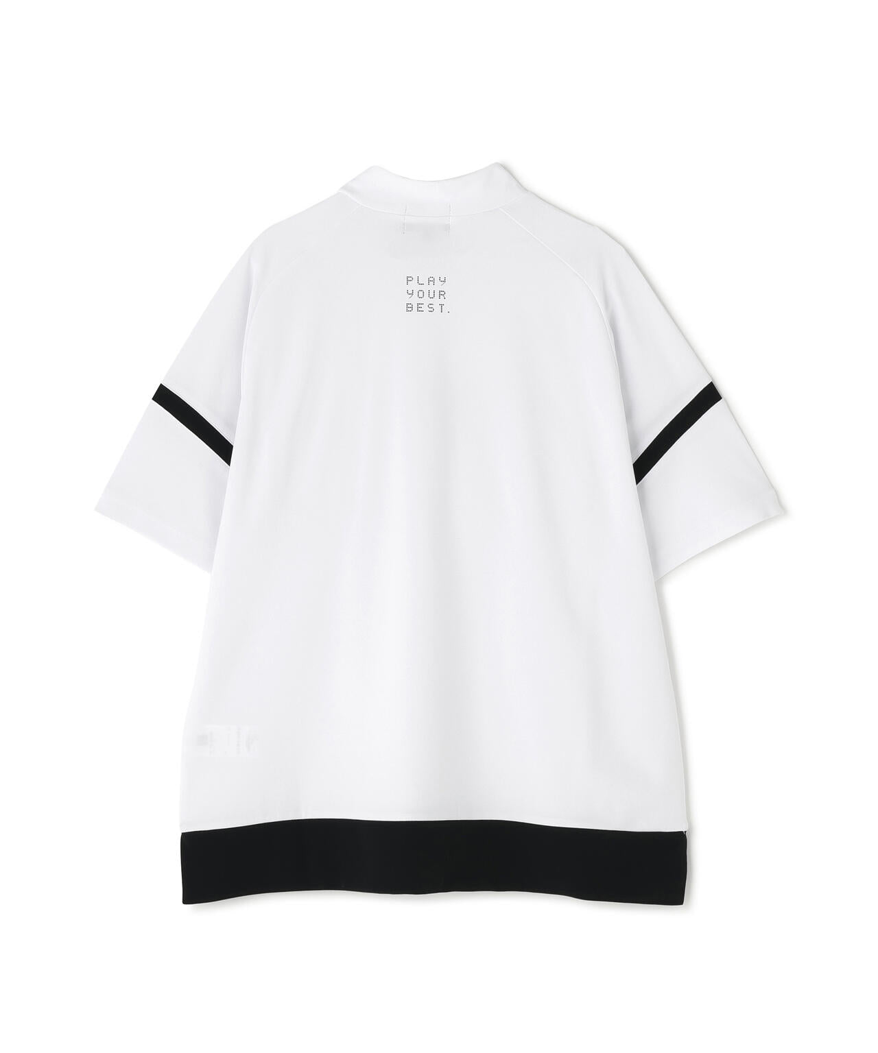 【PING APPAREL】レイブロックエコ配色切替半袖ハイネックシャツ ＜PERFORMANCE＞ (LADIES)