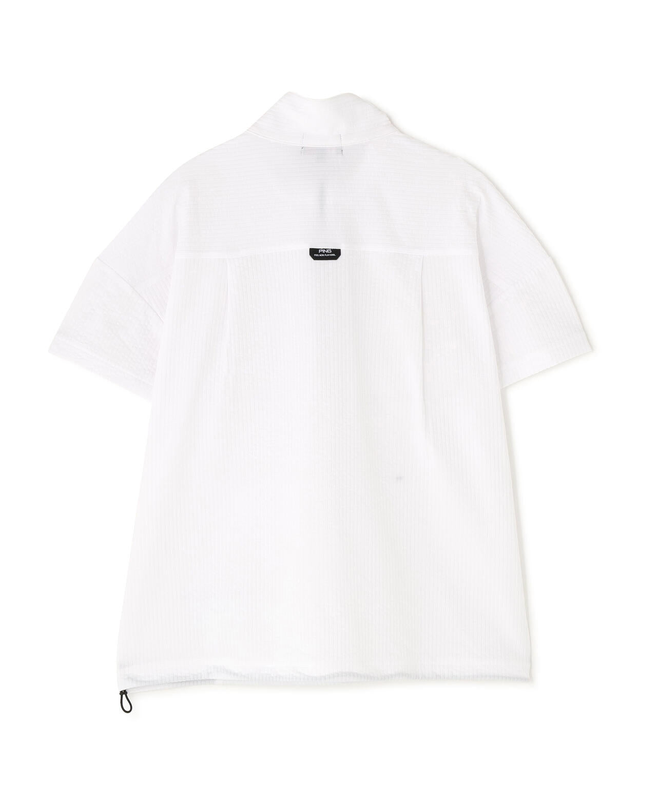 【PING APPAREL】PEサッカー半袖ハーフジップシャツ ＜PERFORMANCE＞ (LADIES)