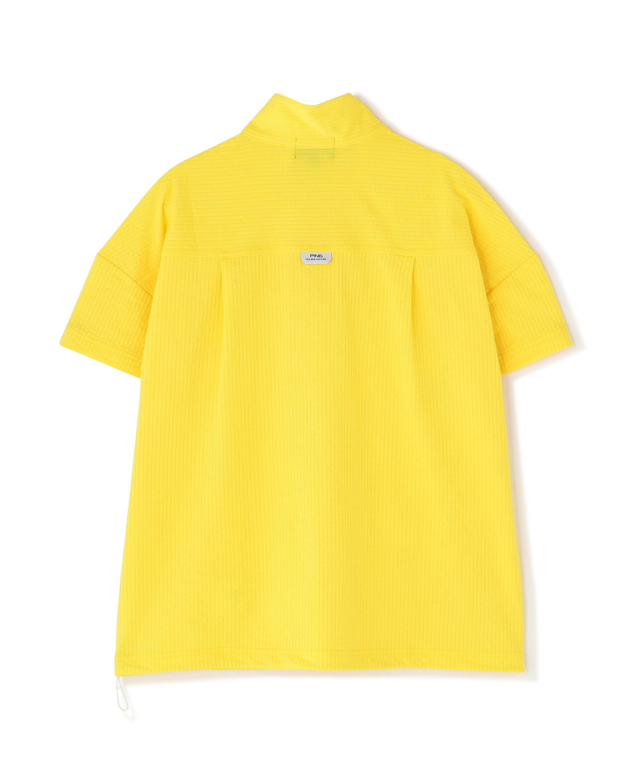 【PING APPAREL】PEサッカー半袖ハーフジップシャツ ＜PERFORMANCE＞ (LADIES)
