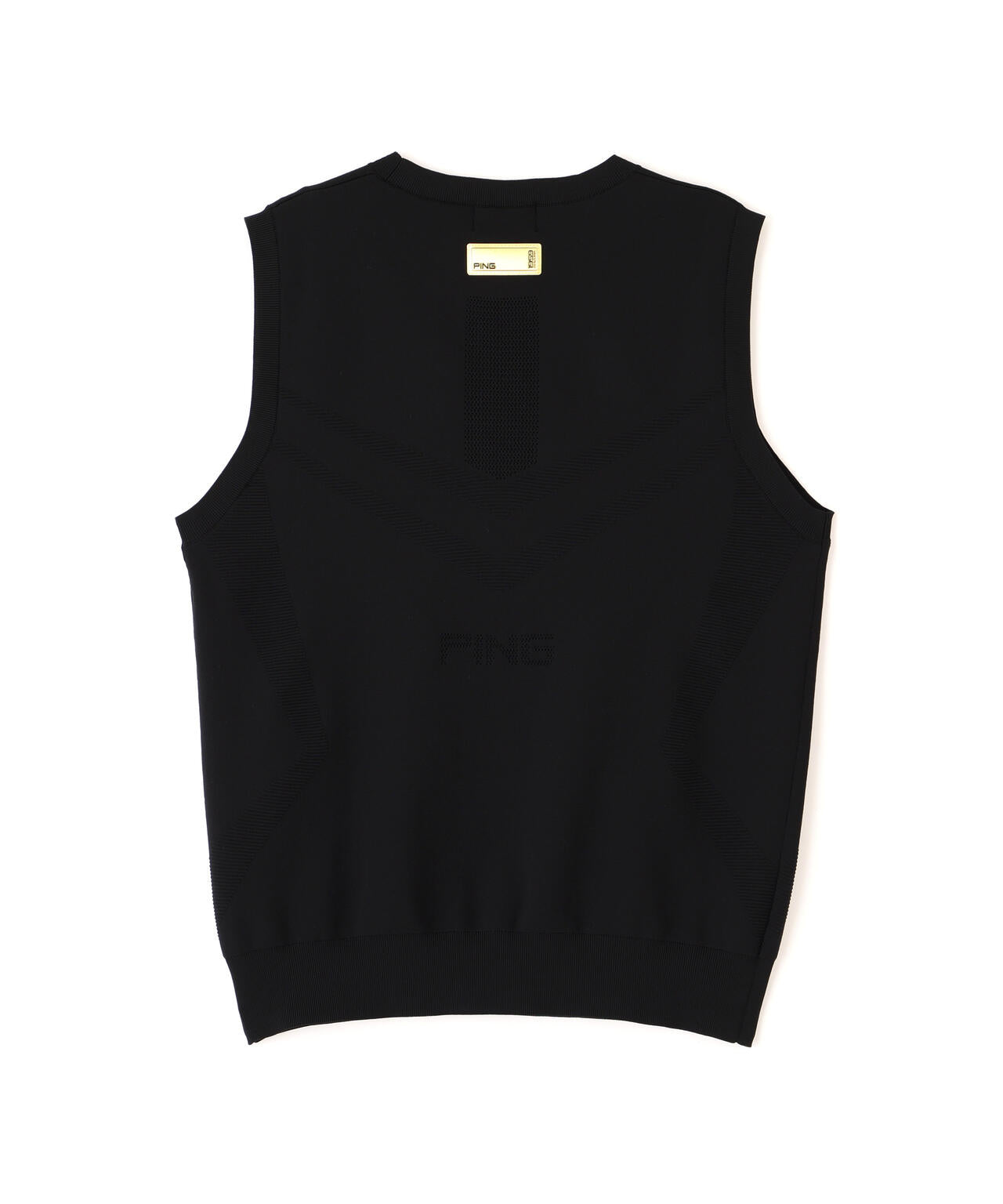 【PING APPAREL】ニットベスト ＜GOLD＞ (LADIES)
