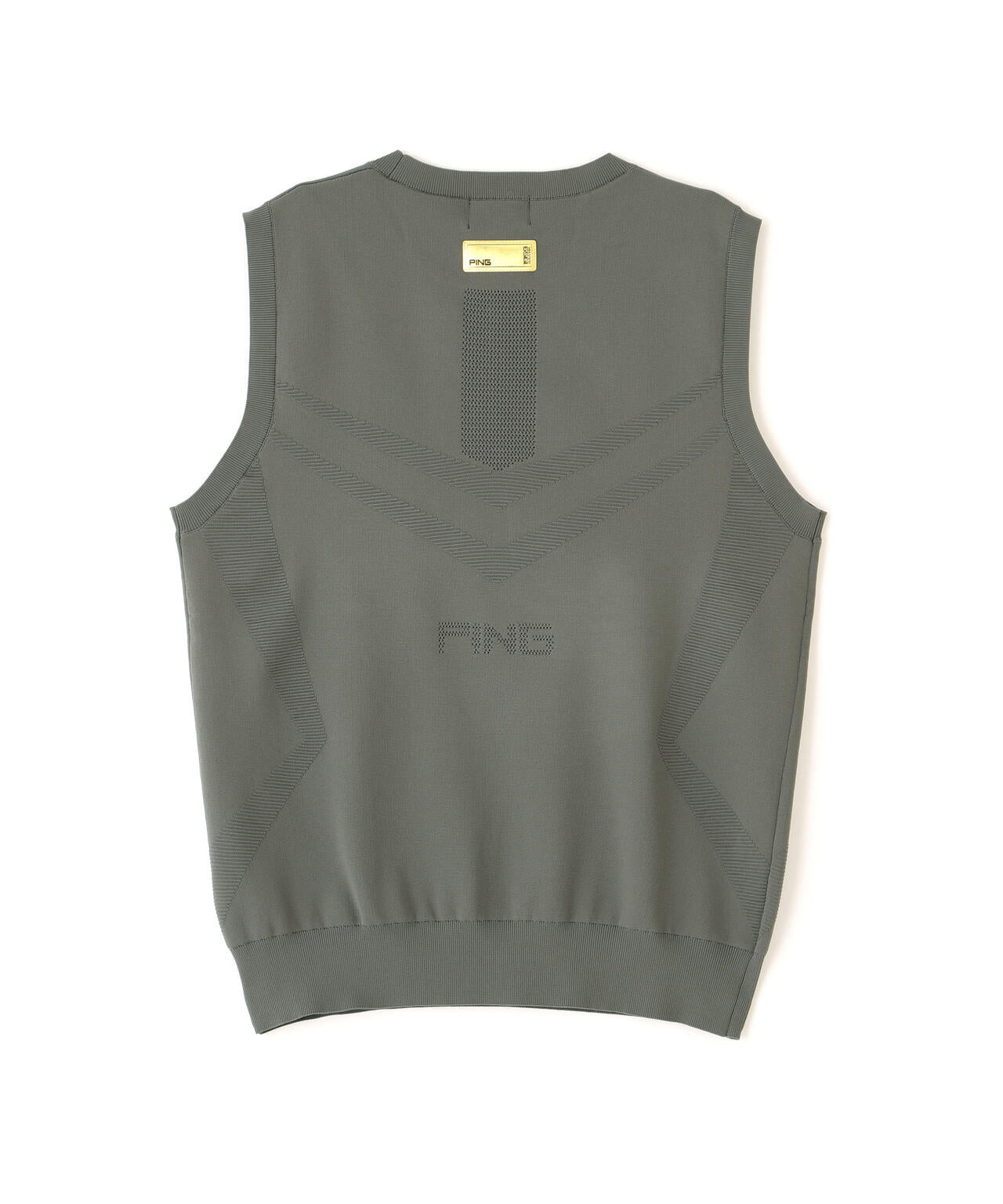 【PING APPAREL】ニットベスト ＜GOLD＞ (LADIES)