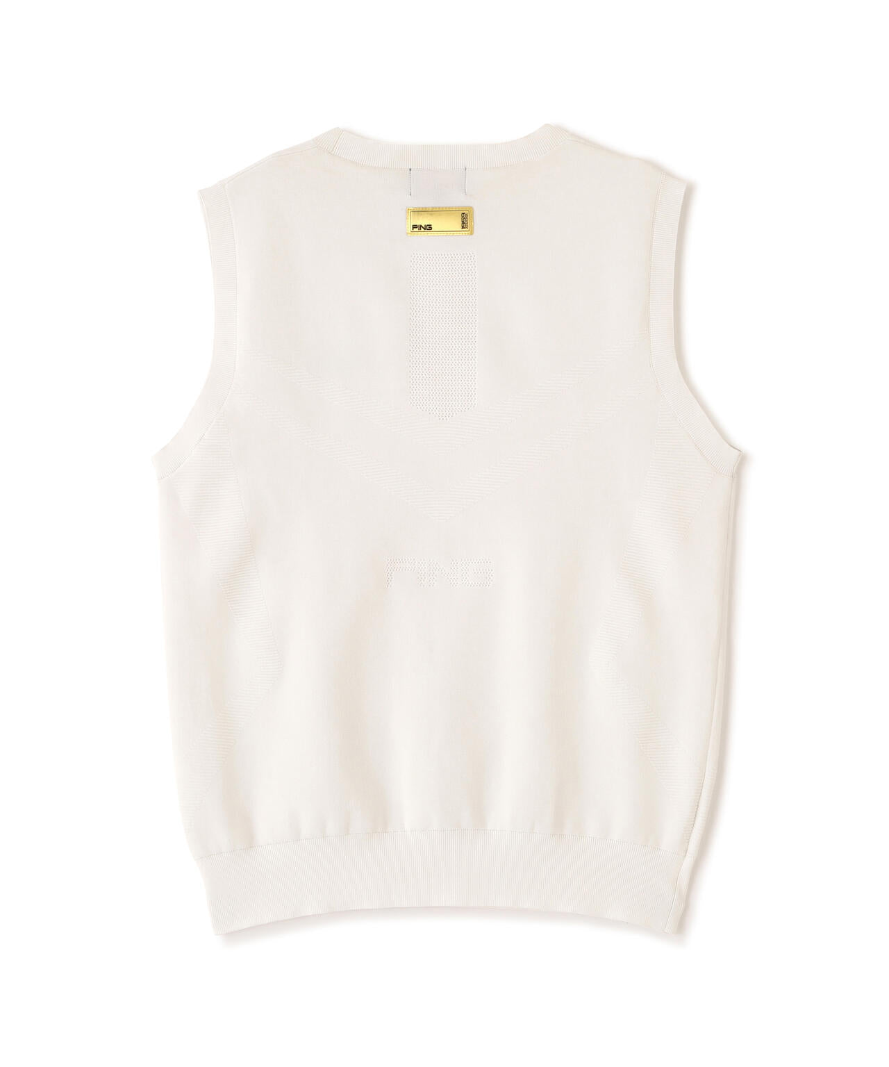 【PING APPAREL】ニットベスト ＜GOLD＞ (LADIES)