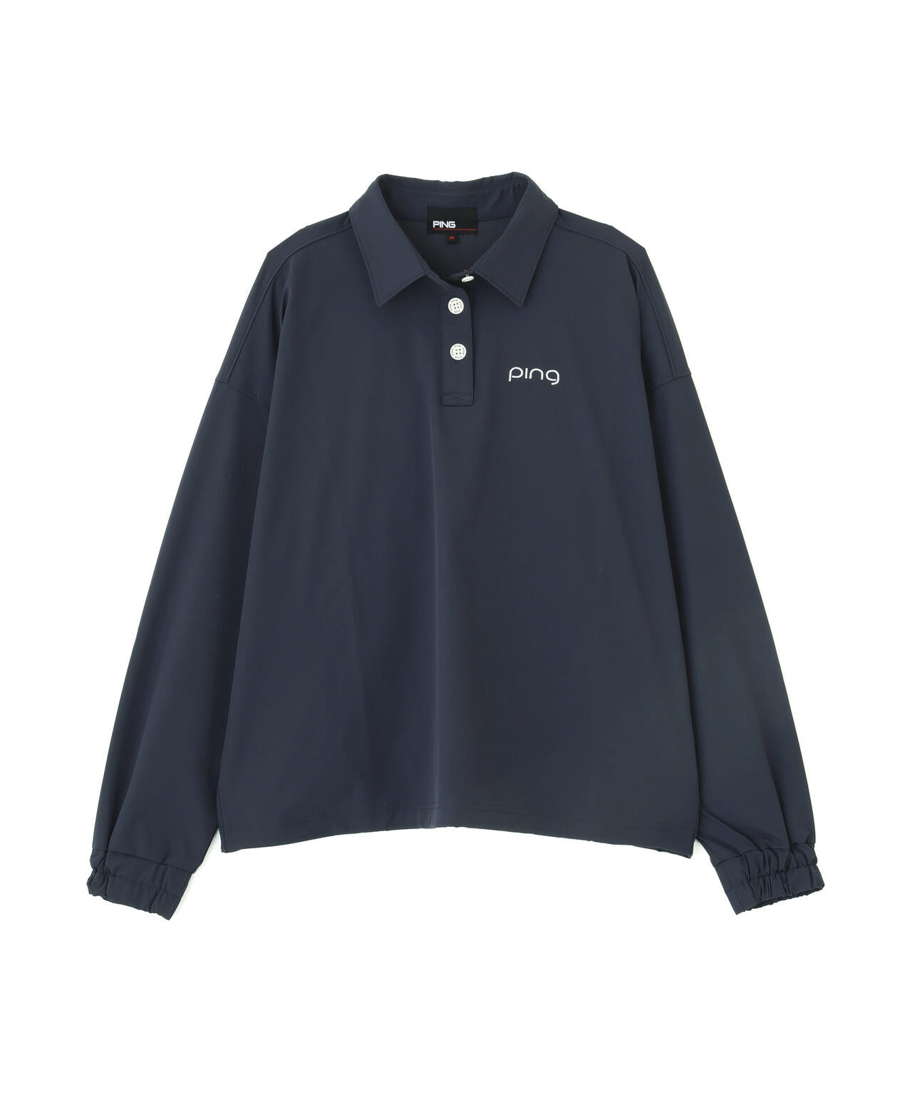 【PING APPAREL】ストレッチ布帛オーバーシャツ (LADIES)