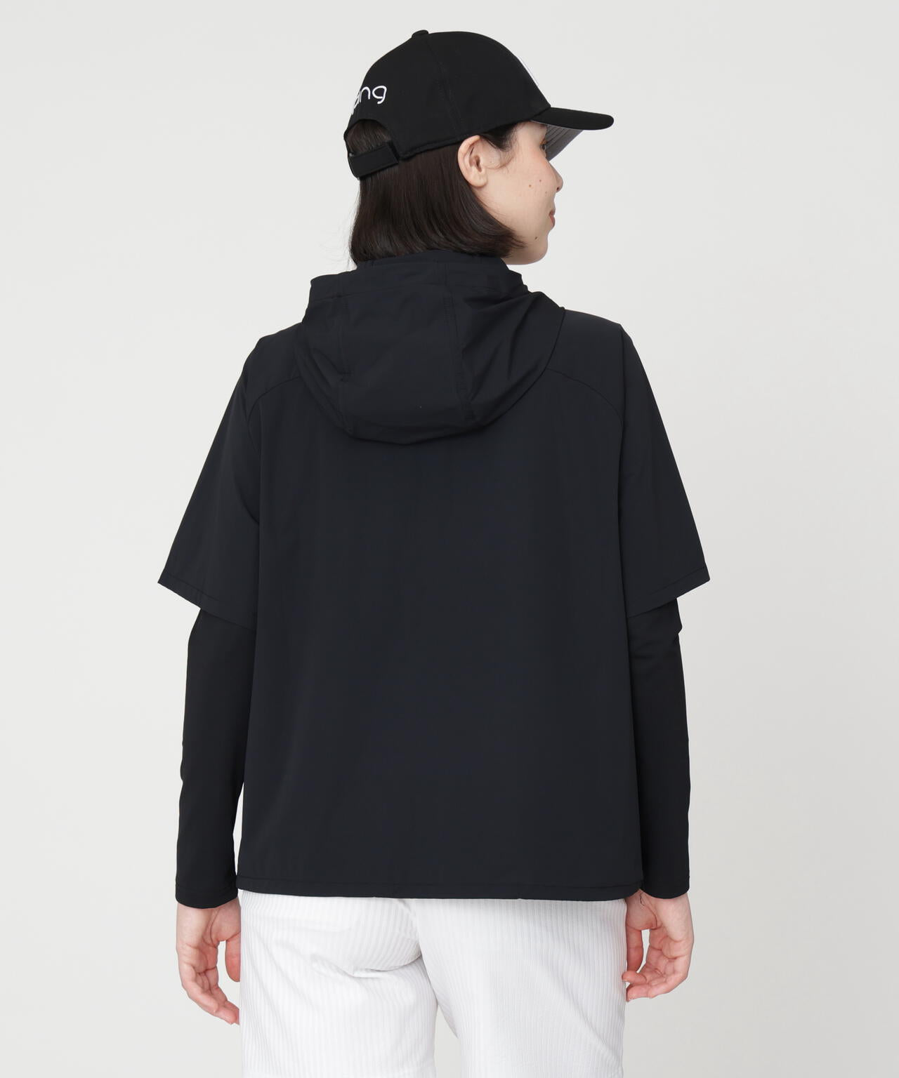 ［PING APPAREL］［接触冷感・UVカット・撥水］レイヤードツインセット (LADIES)