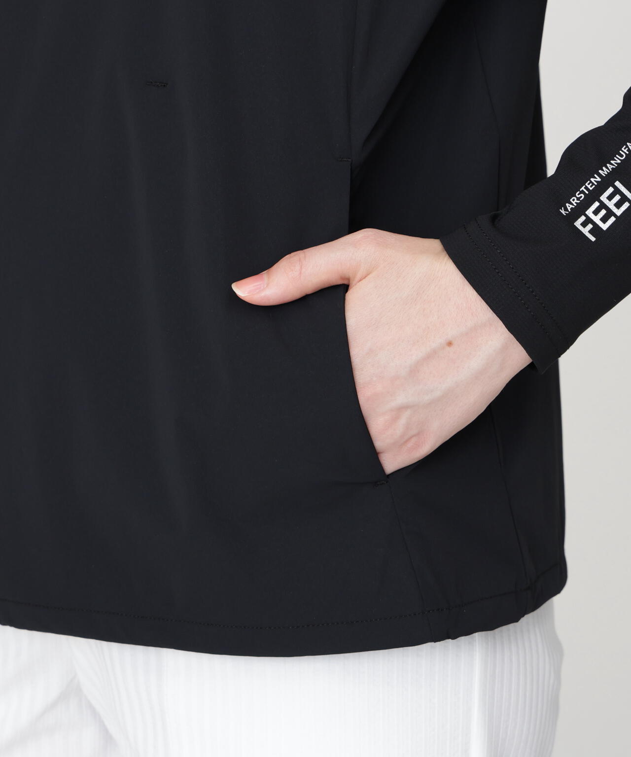 ［PING APPAREL］［接触冷感・UVカット・撥水］レイヤードツインセット (LADIES)