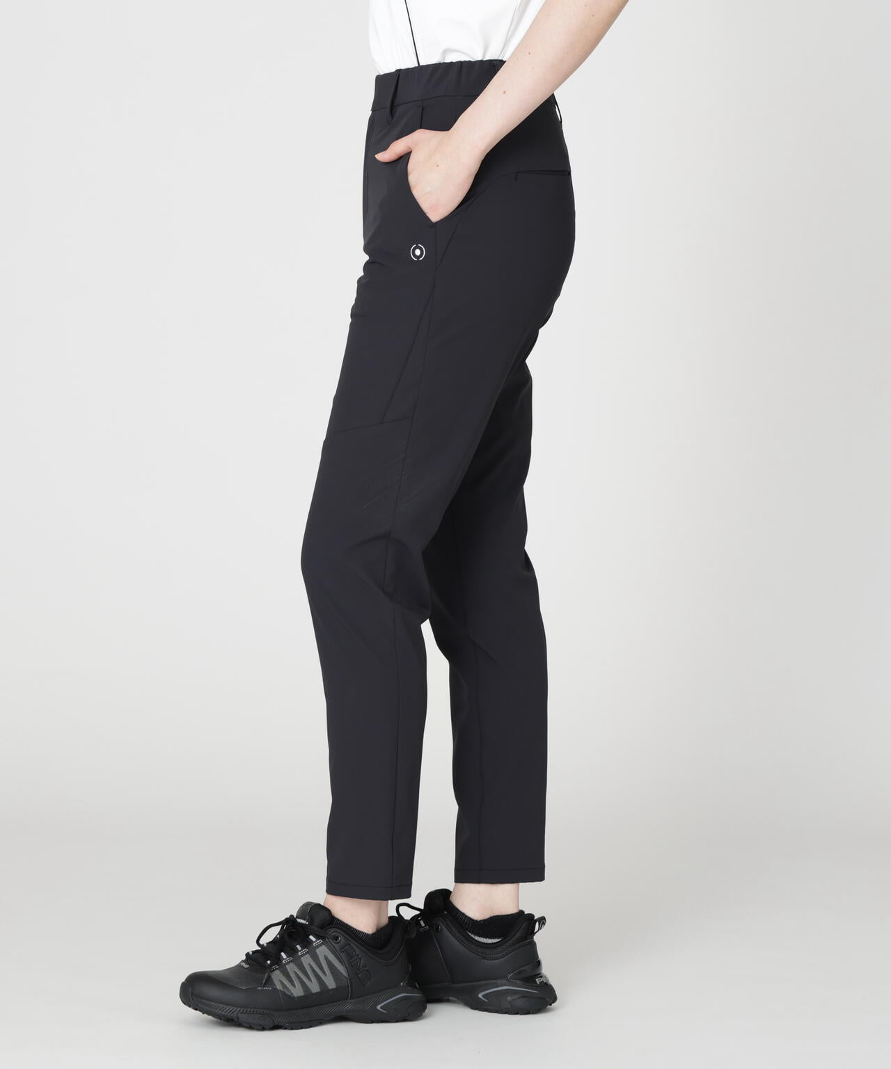 ［PING APPAREL］［UVカット・透け防止］ミニリップストップテーパードパンツ (LADIES)
