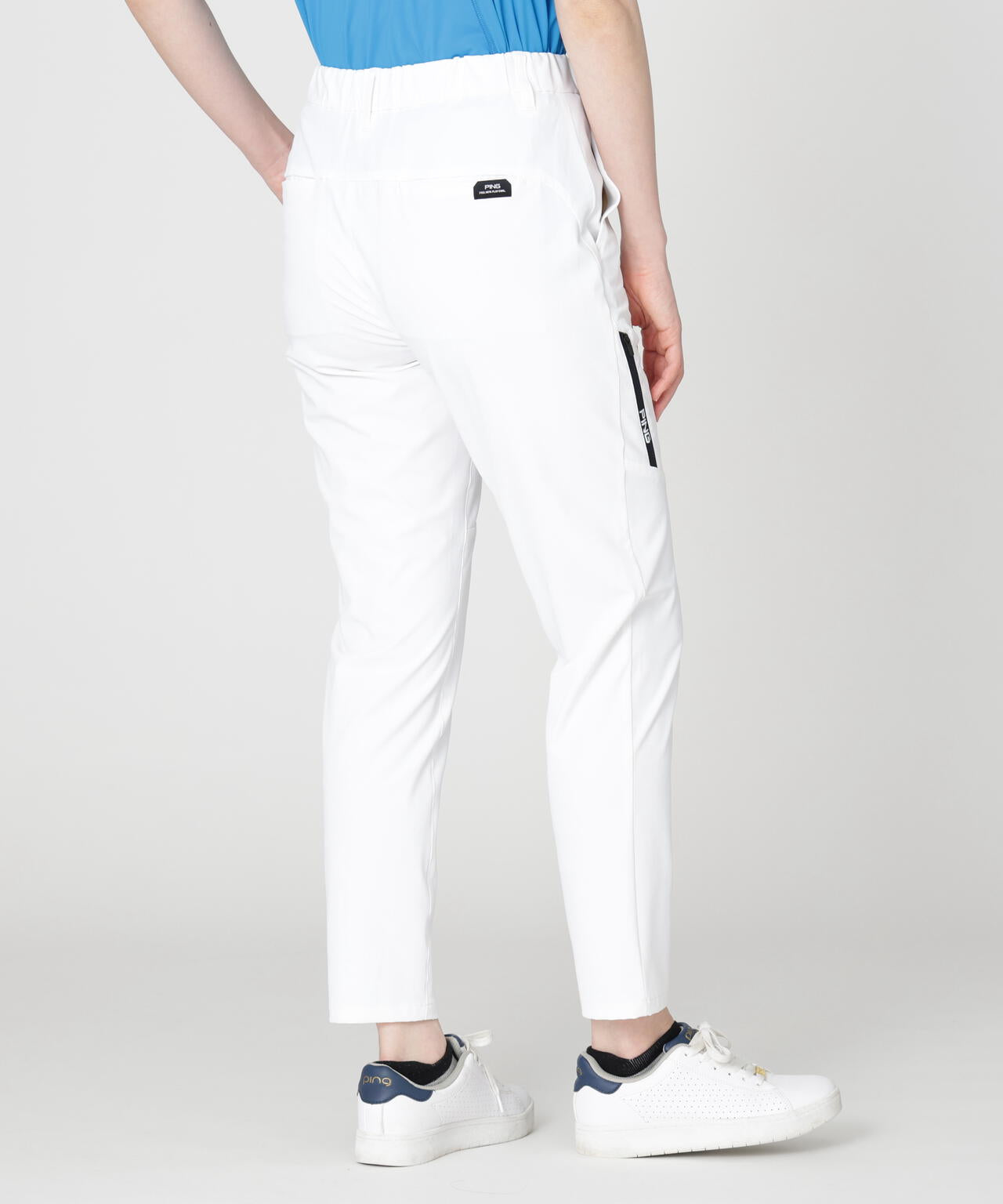 ［PING APPAREL］［UVカット・透け防止］ミニリップストップテーパードパンツ (LADIES)