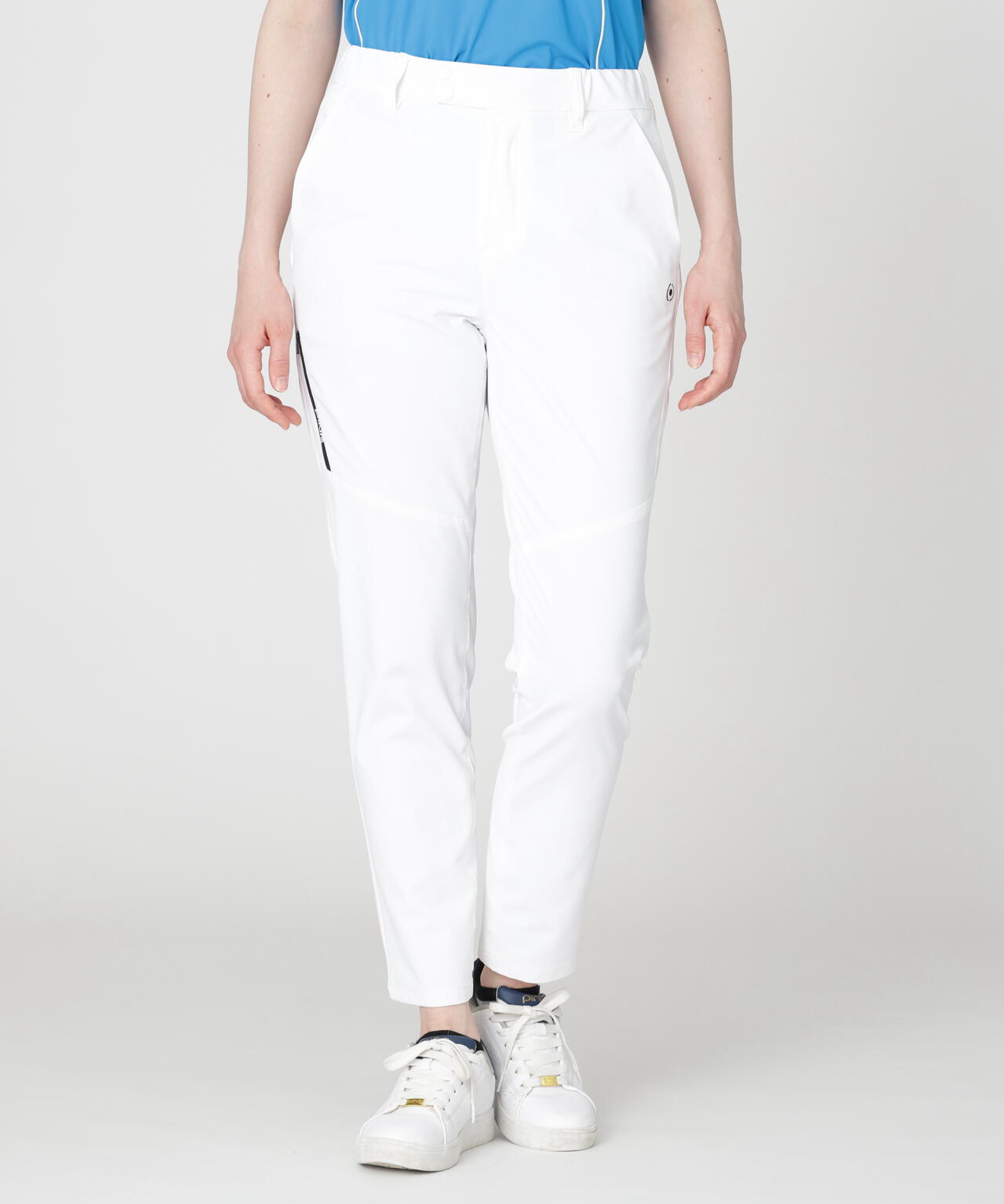 ［PING APPAREL］［UVカット・透け防止］ミニリップストップテーパードパンツ (LADIES)