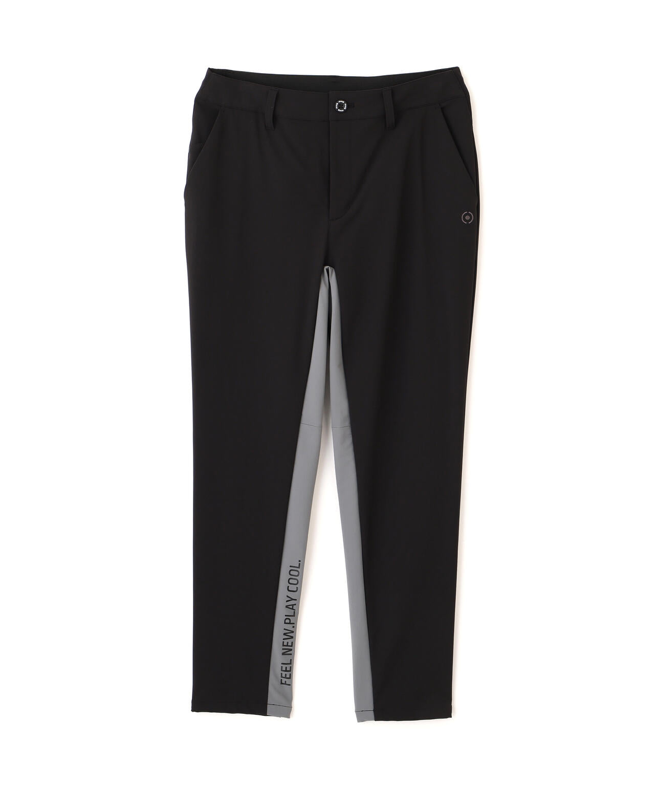 【PING APPAREL】全方向ストレッチ二重織 フィット＆ストレッチ配色テーパードパンツ (LADIES)