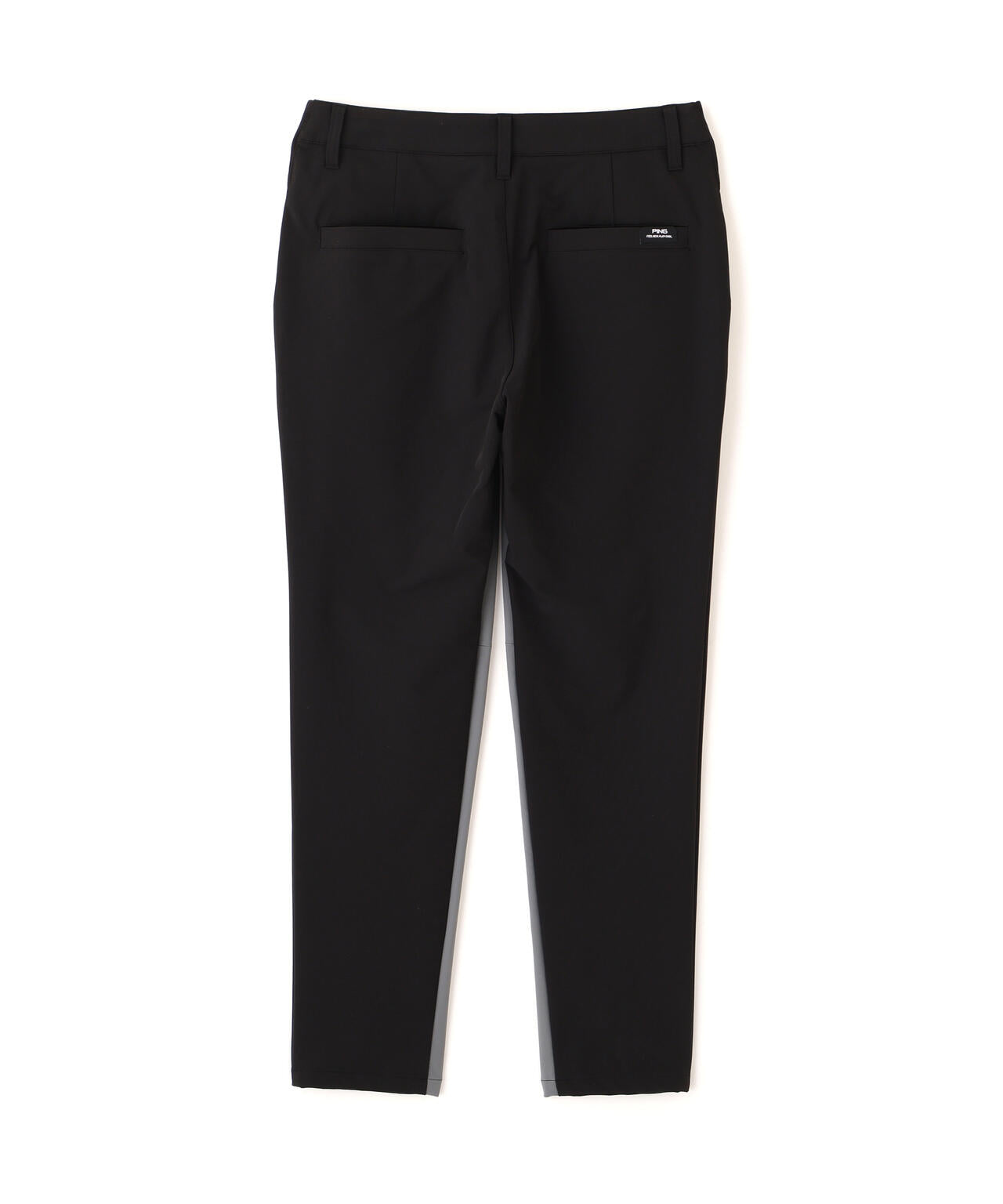 【PING APPAREL】全方向ストレッチ二重織 フィット＆ストレッチ配色テーパードパンツ (LADIES)