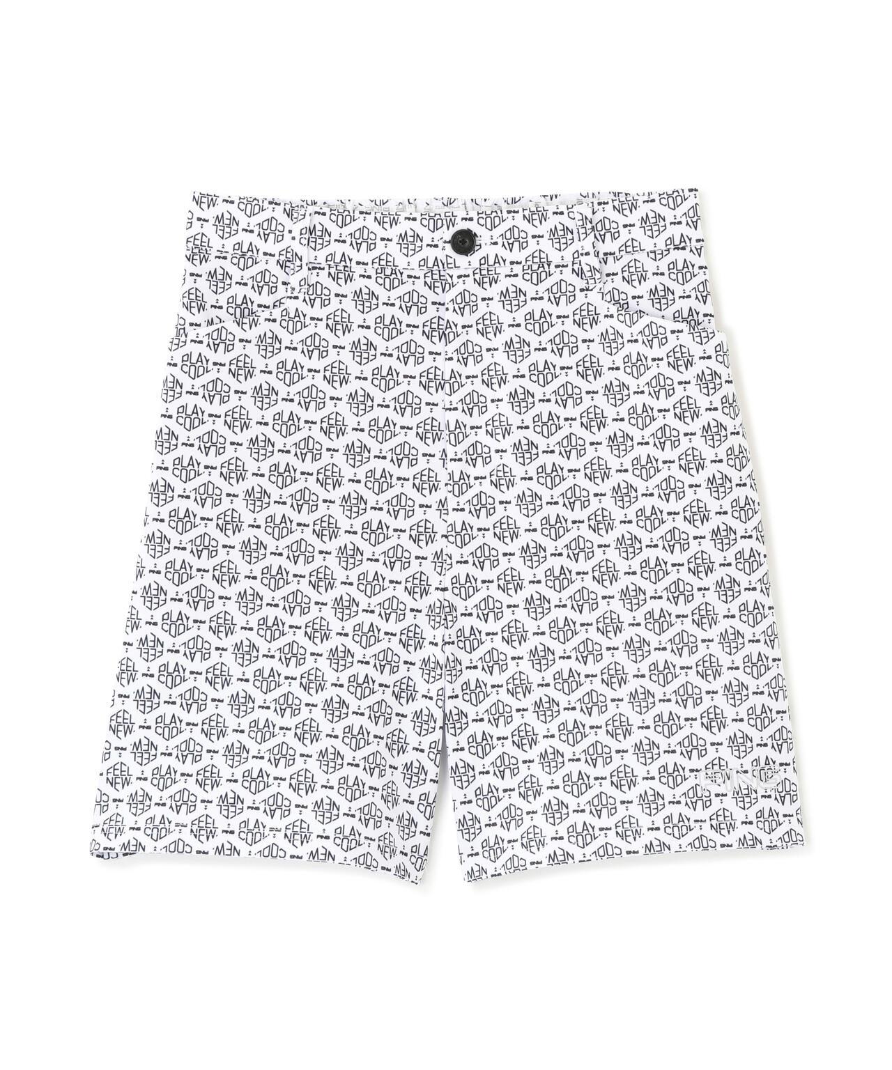 ［PING APPAREL］［UVカット・吸水速乾］総柄ショートパンツ ＜GOLD＞ (LADIES)
