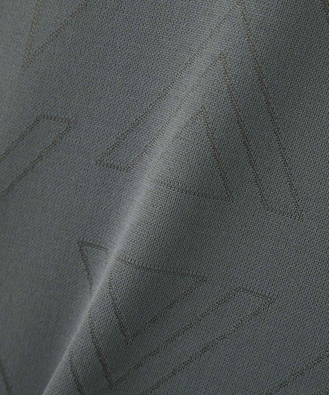 ［PING APPAREL］［吸水速乾・ストレッチ］三角幾何学柄ジャカード半袖ポロシャツ (LADIES)
