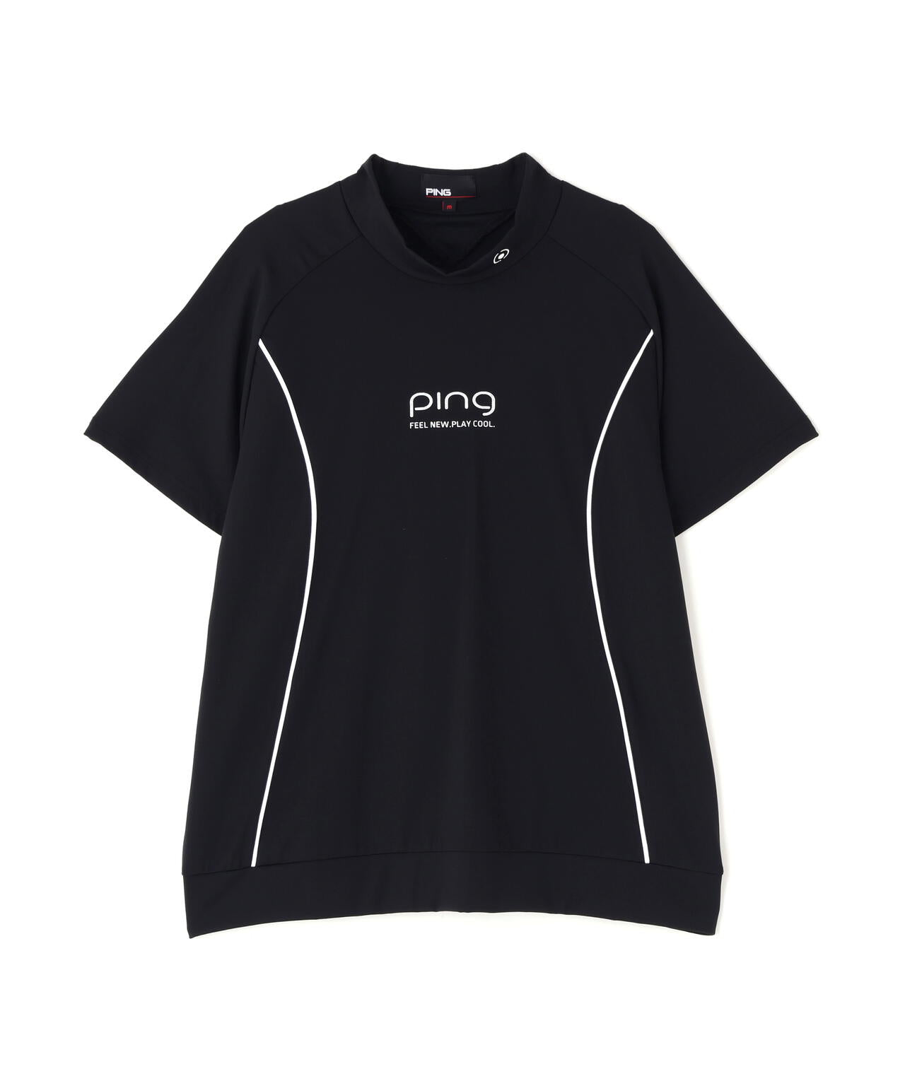 ［PING APPAREL］［接触冷感・UVカット］リラックス半袖ハイネックシャツ (LADIES)