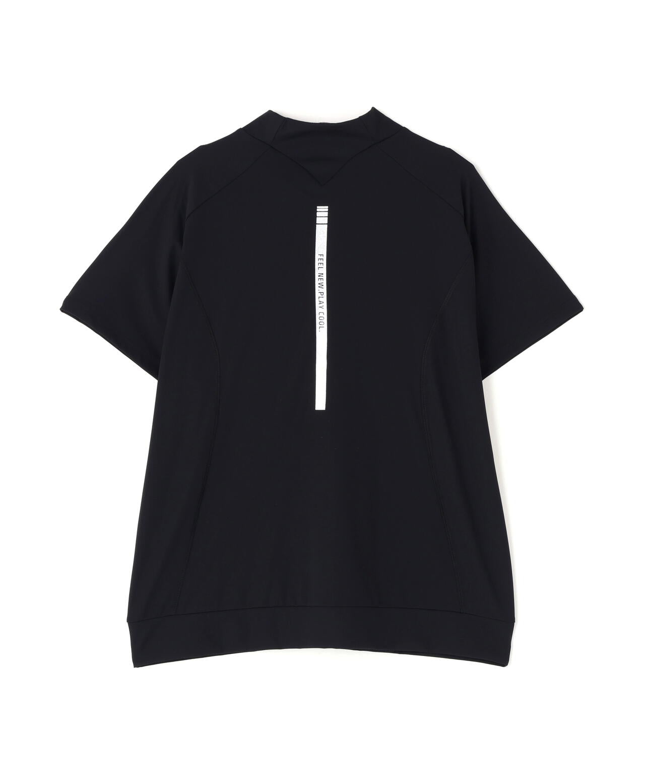 ［PING APPAREL］［接触冷感・UVカット］リラックス半袖ハイネックシャツ (LADIES)