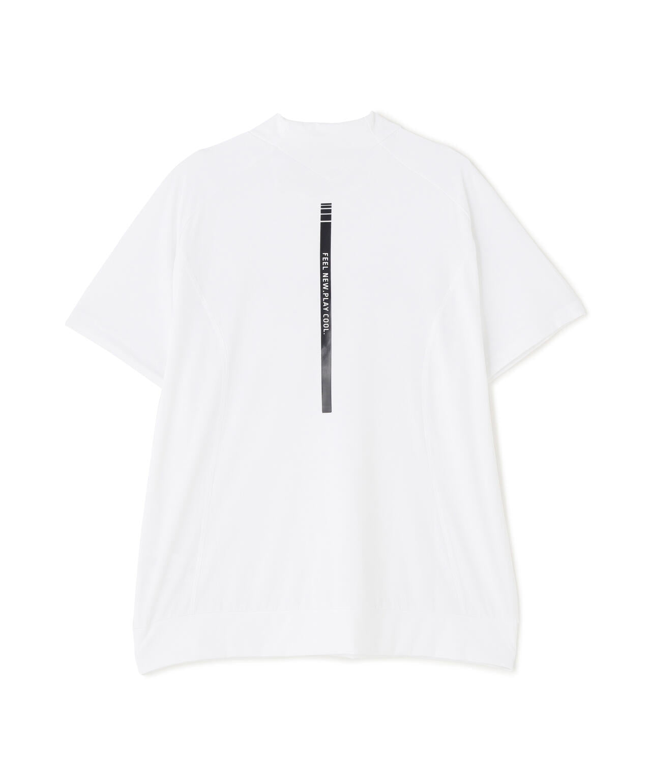 ［PING APPAREL］［接触冷感・UVカット］リラックス半袖ハイネックシャツ (LADIES)
