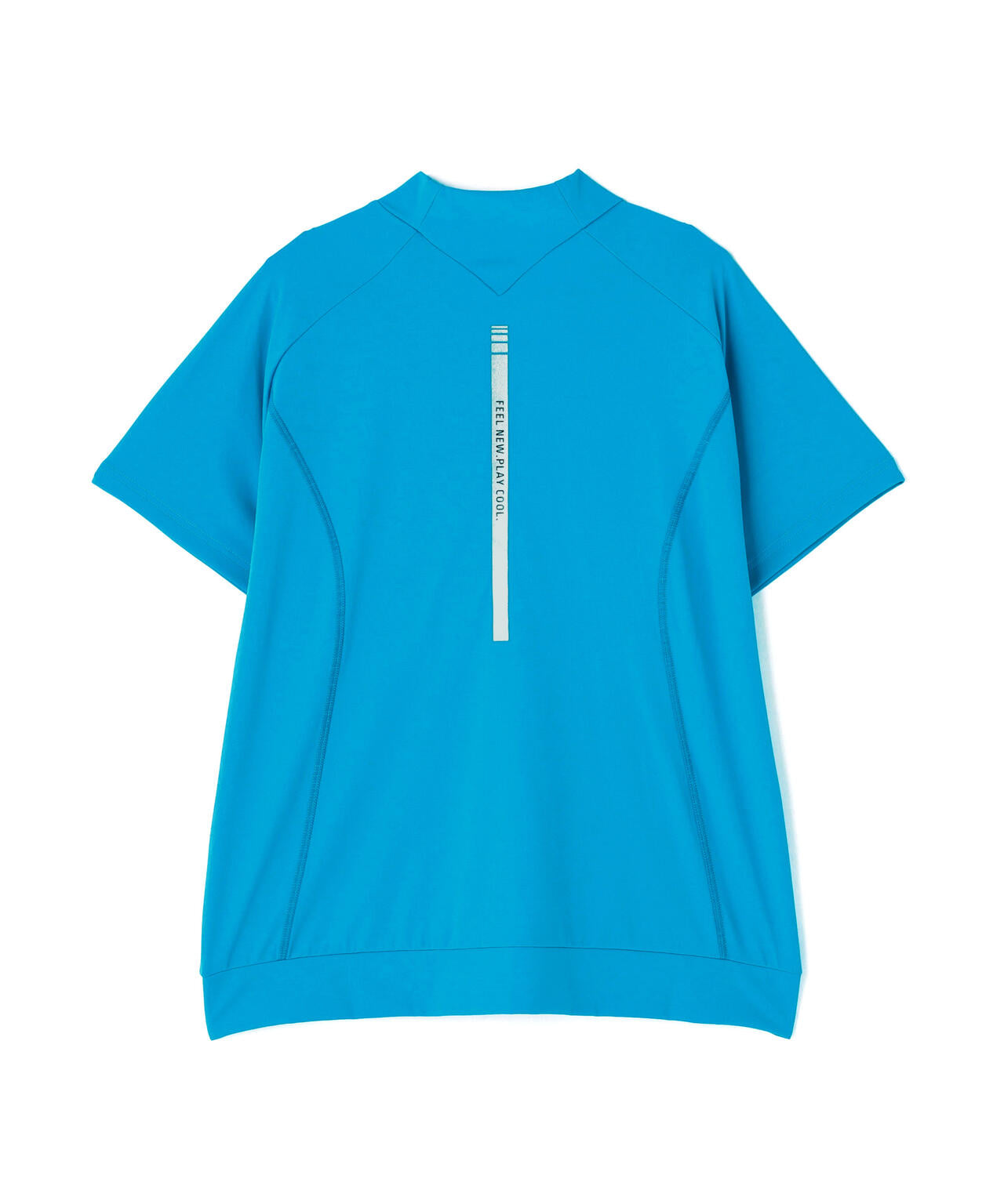 ［PING APPAREL］［接触冷感・UVカット］リラックス半袖ハイネックシャツ (LADIES)